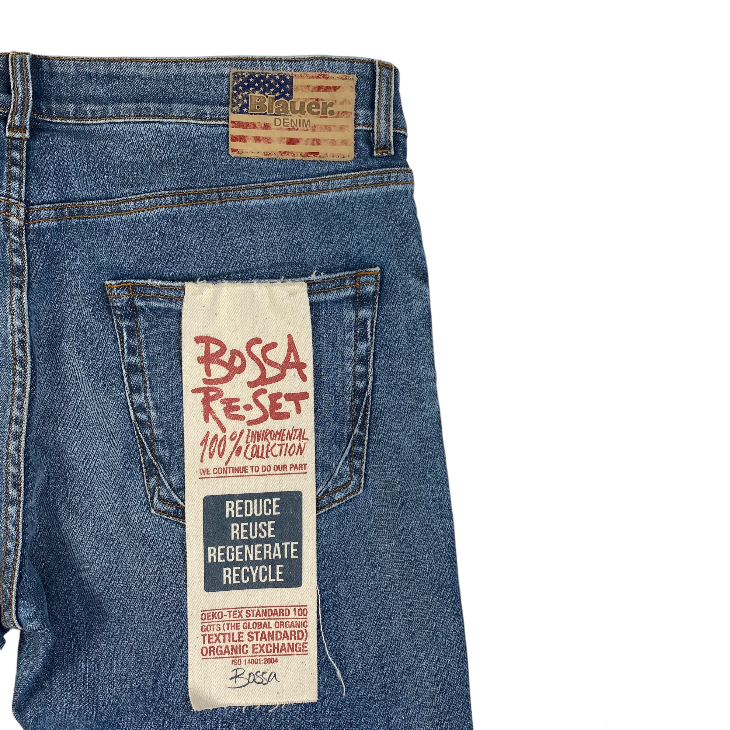 Blauer jeans Bossa Re-Set — archivio moda denim — IlBotteghino