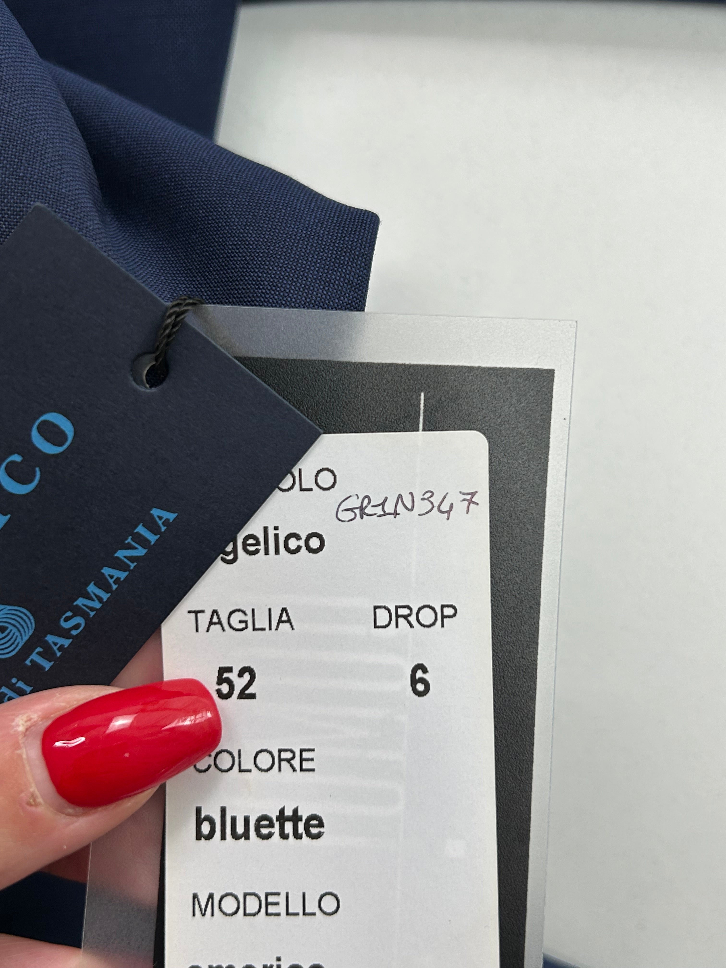Angelico pantalone bluette — pezzo unico — IlBotteghino