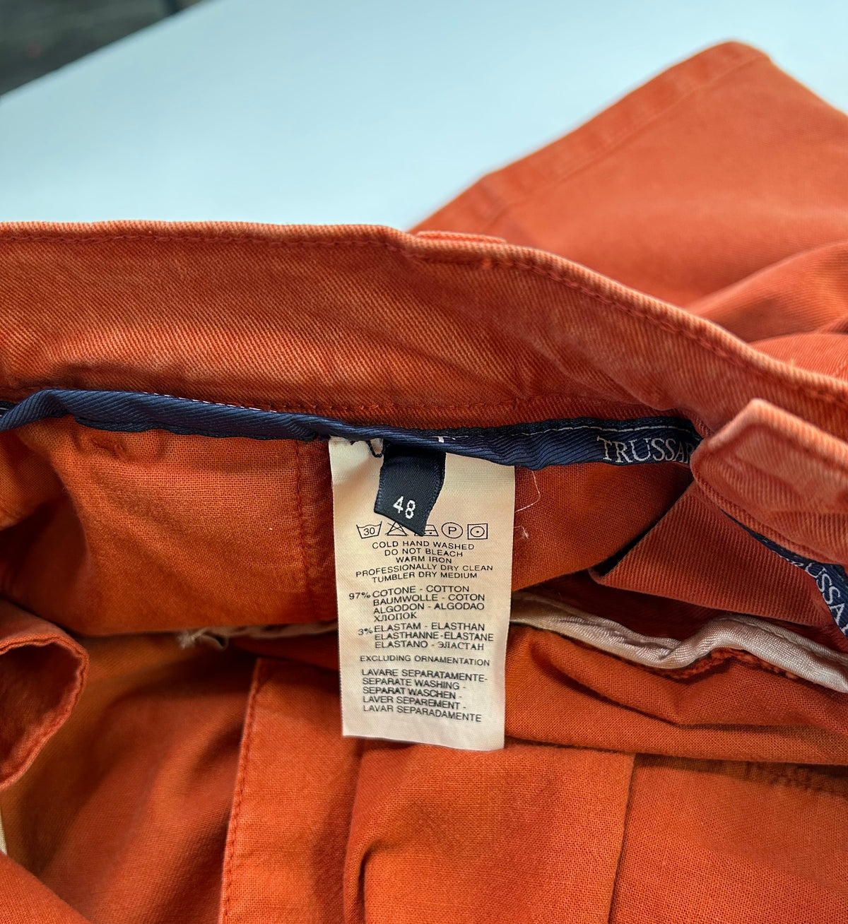 Trussardi pantalone — dettaglio tasca — IlBotteghino