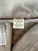 Pantalone Sartoriale Uomo Giorgio Reggiani Lana Seta Made in Italy Grigio Mélange