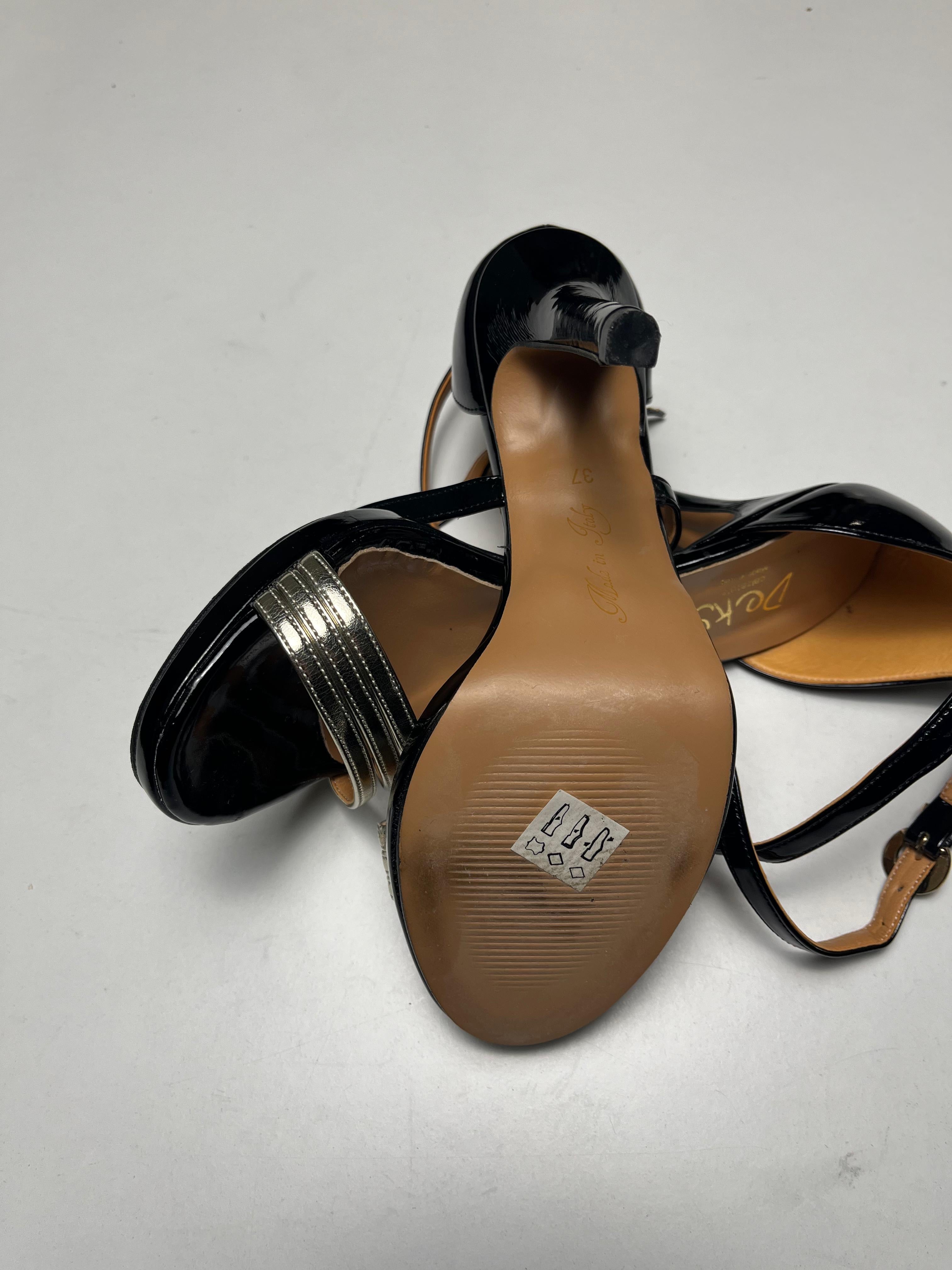 Deky scarpa nero e argento — pezzo unico — IlBotteghino