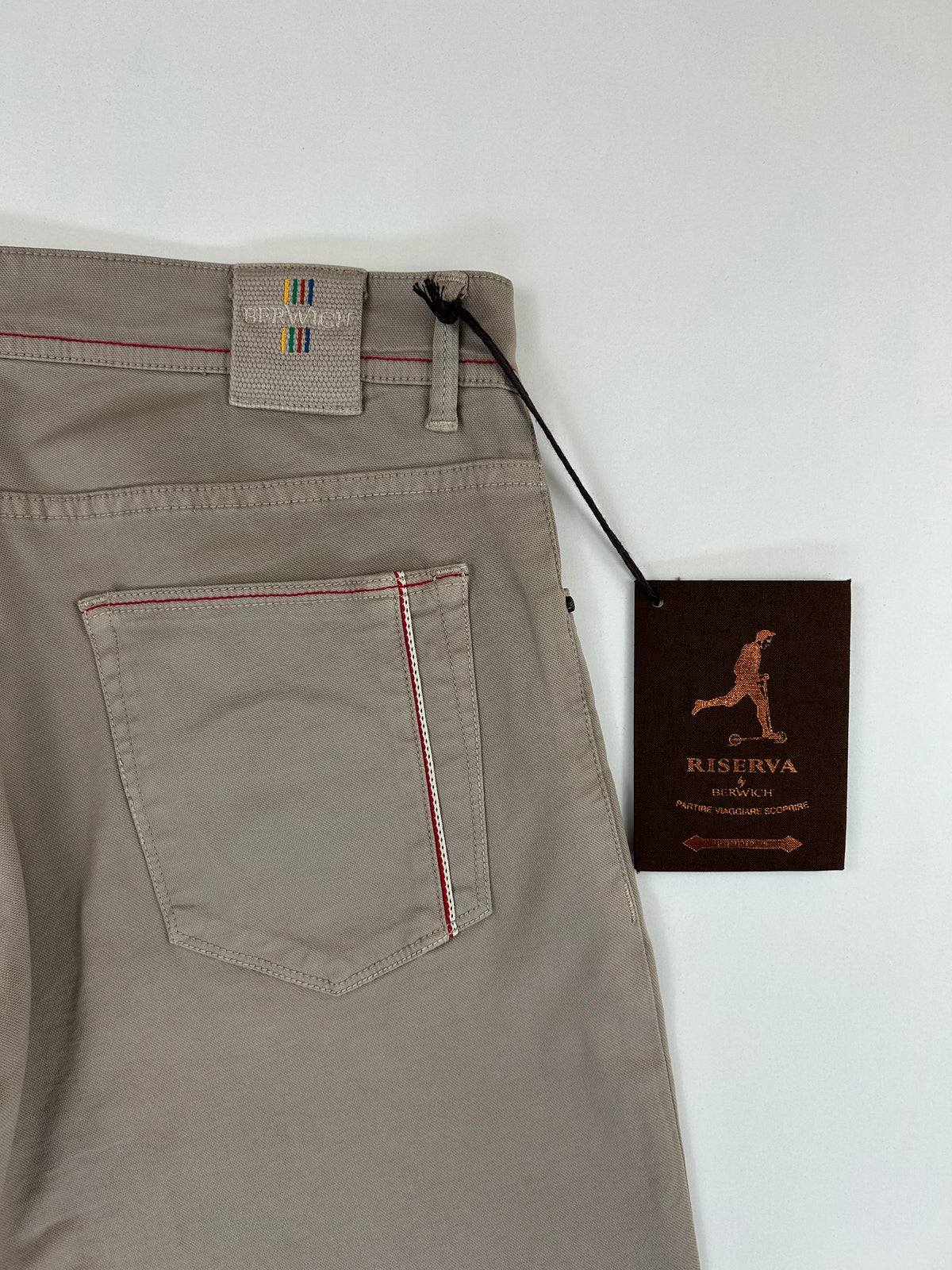 Riserva Berwich pantalone beige chiaro — nuovo con cartellino — IlBotteghino