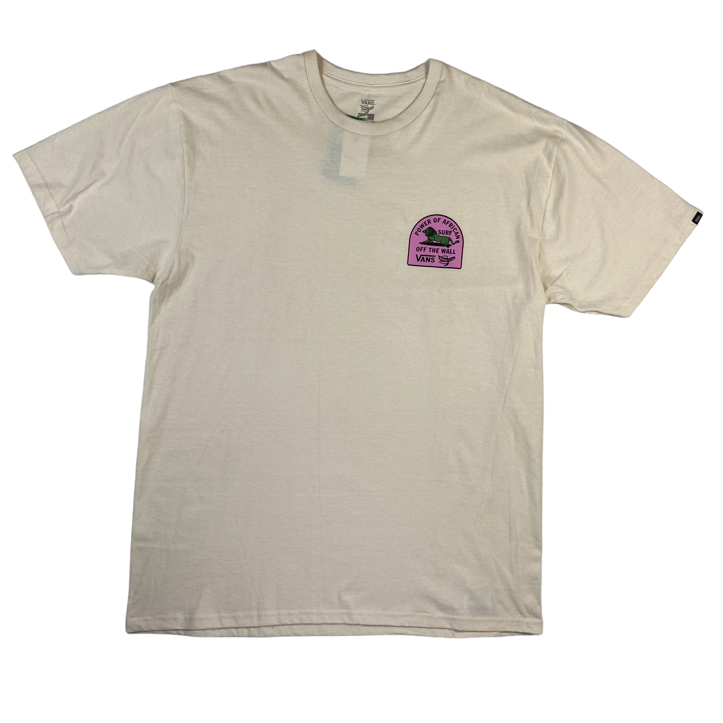T-shirt Vans bianco panna surf, taglia XL — IlBotteghino