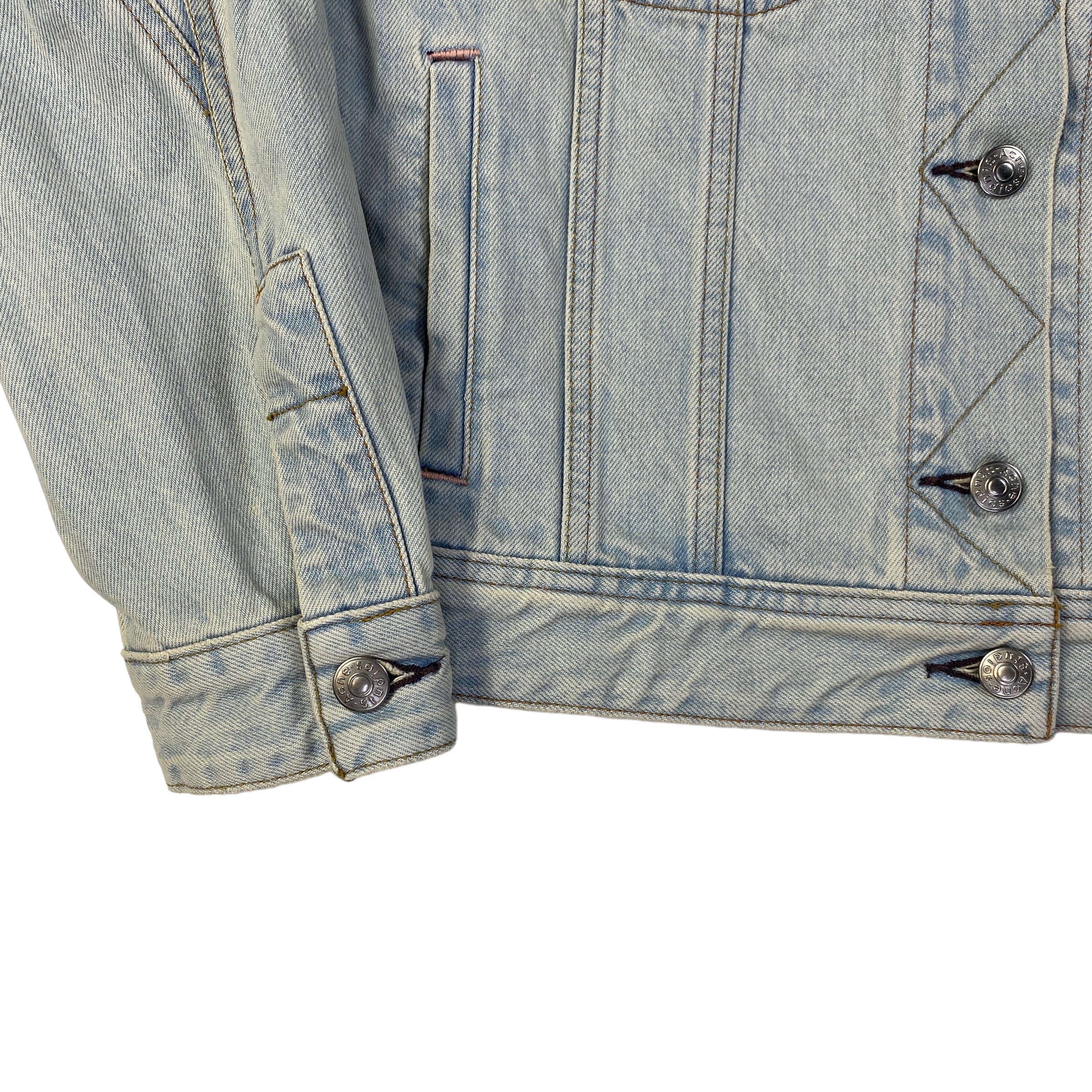 Acne Studios giacca Lamp Lt Blue — luxury denim d'archivio — IlBotteghino