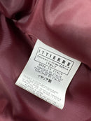 Versace Jeans Couture giubbotto in pelle bordeaux Made in Italy – M