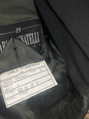 Completo Carlo Pignatelli gessato blu, pantalone coordinato vista frontale