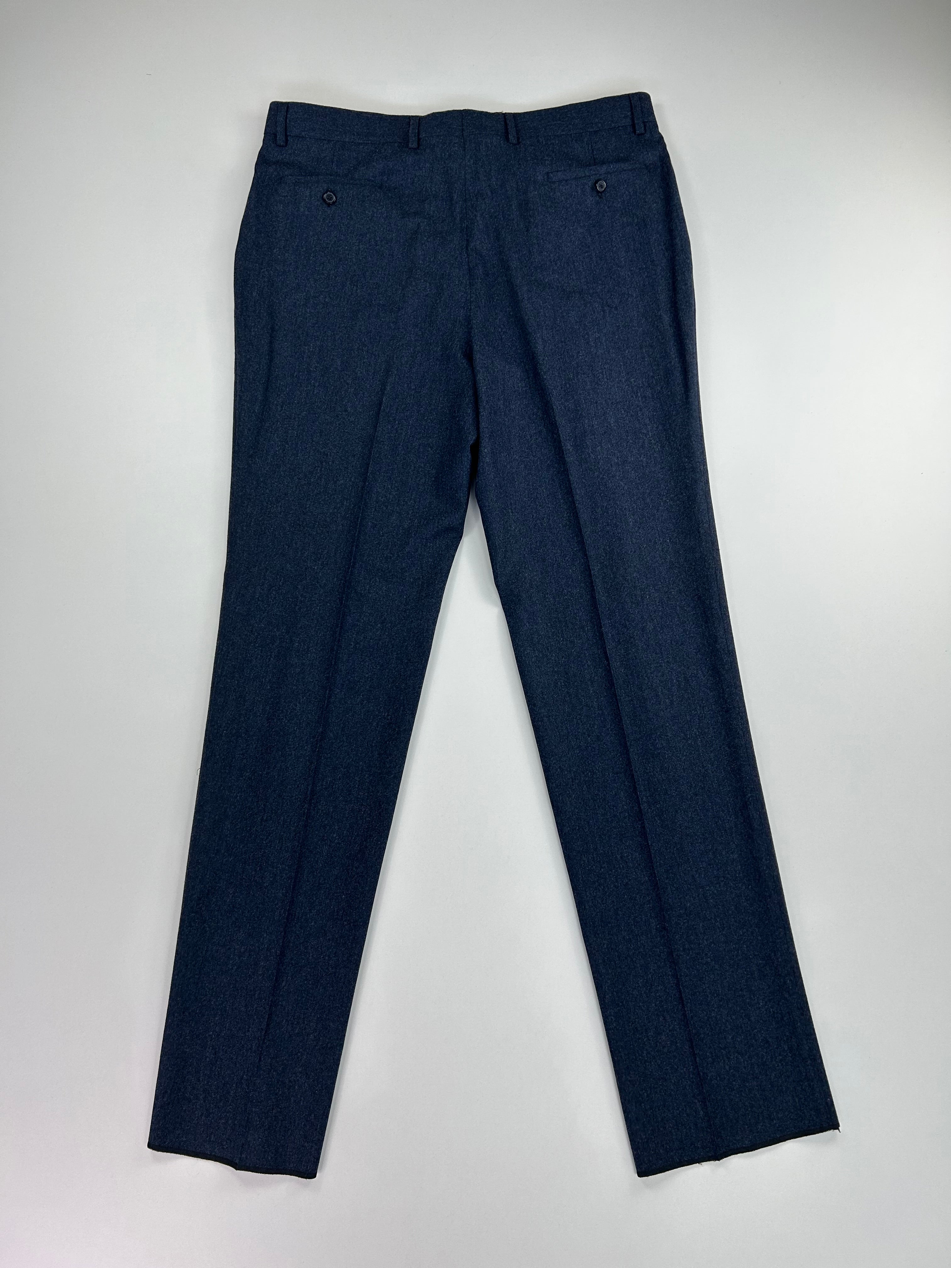 Enrico Coveri pantalone blu — lana vergine — IlBotteghino