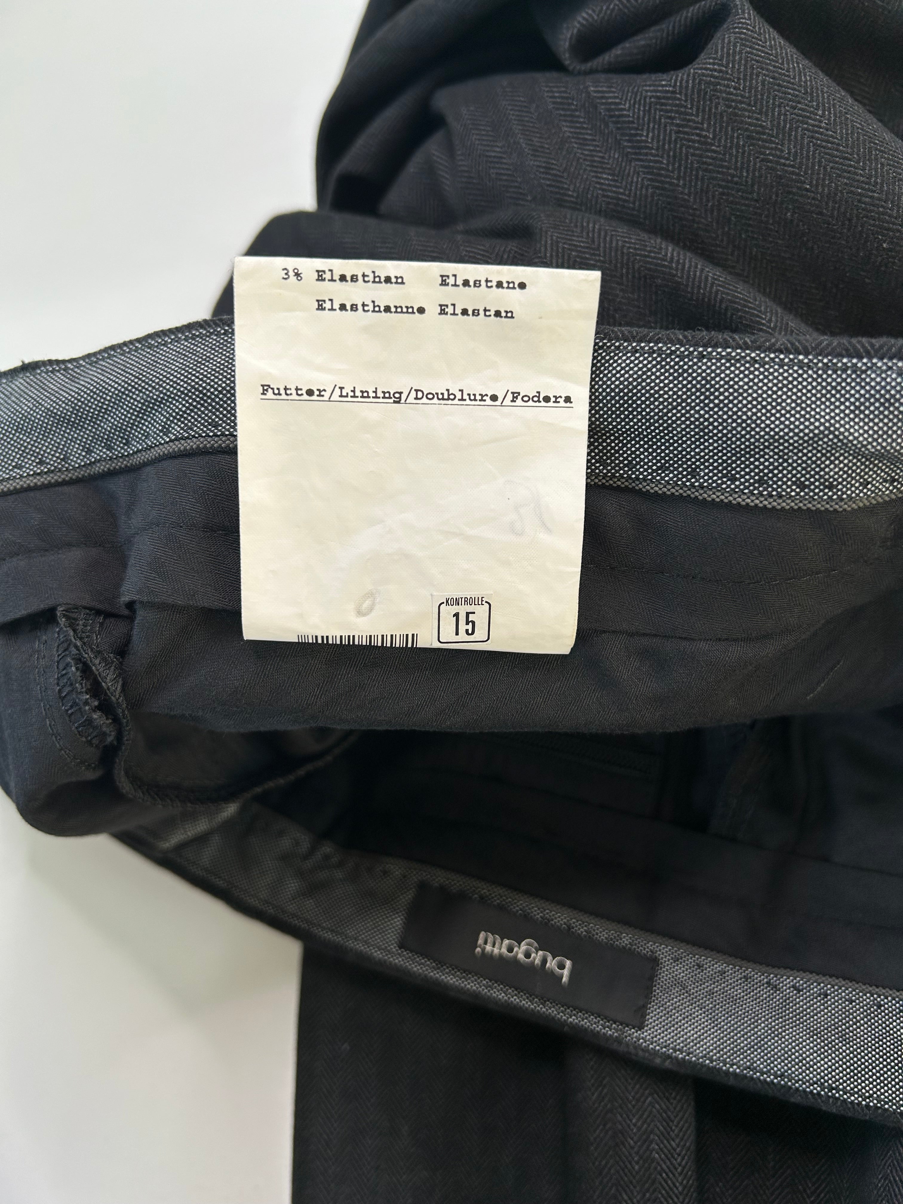 Bugatti pantalone nero — archivio sartoriale — IlBotteghino