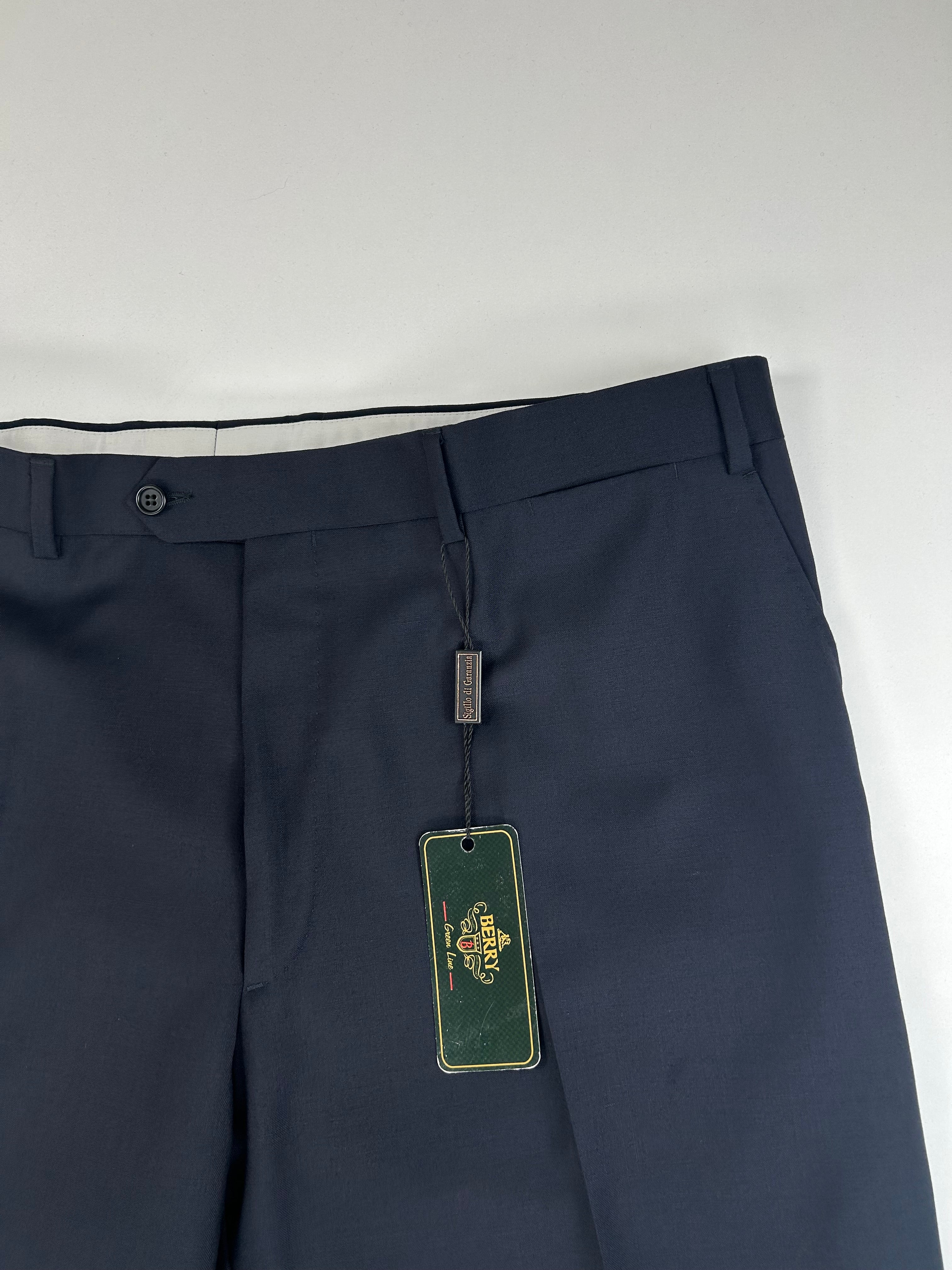 Berry pantalone nero — dettaglio tessuto — IlBotteghino