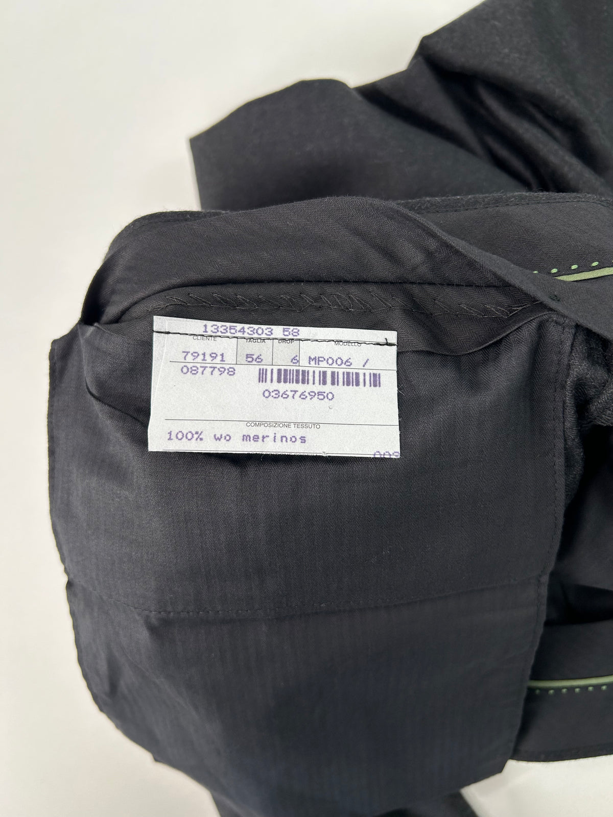 Berry pantalone antracite — dettaglio tasca — IlBotteghino