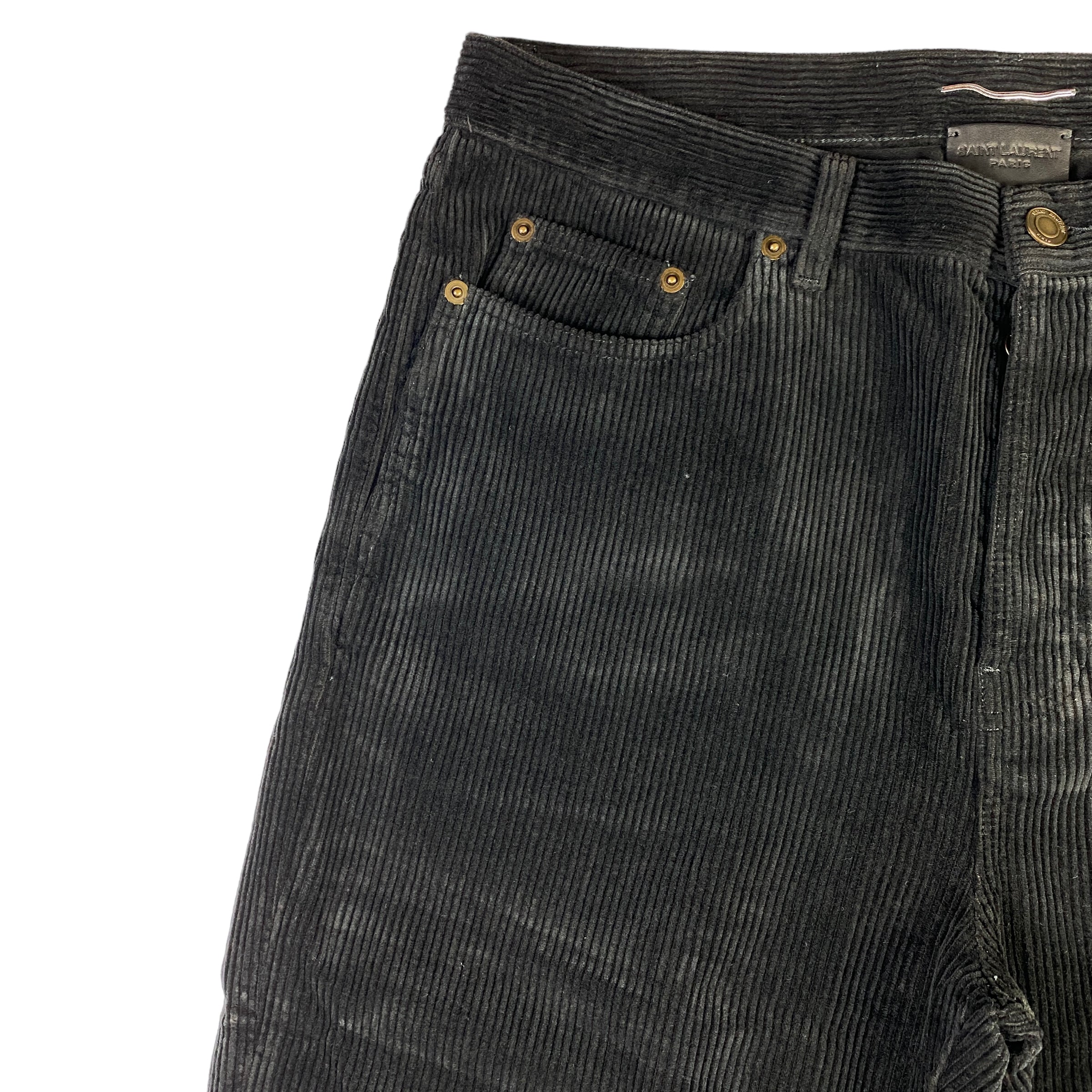 Saint Laurent pantalone velluto — archivio luxury — IlBotteghino