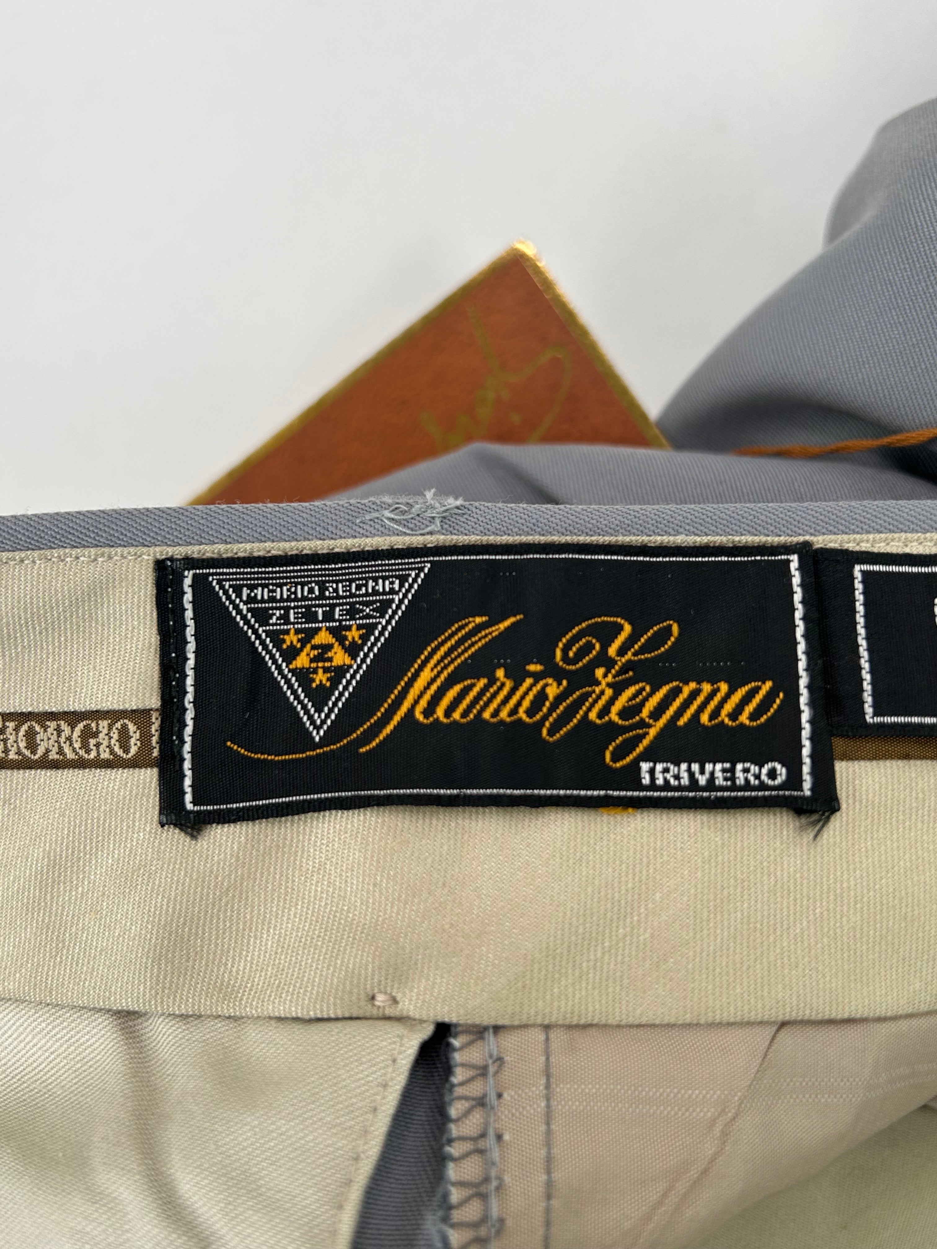 Giorgio Reggiani pantalone grigio perla — archivio sartoriale — IlBotteghino