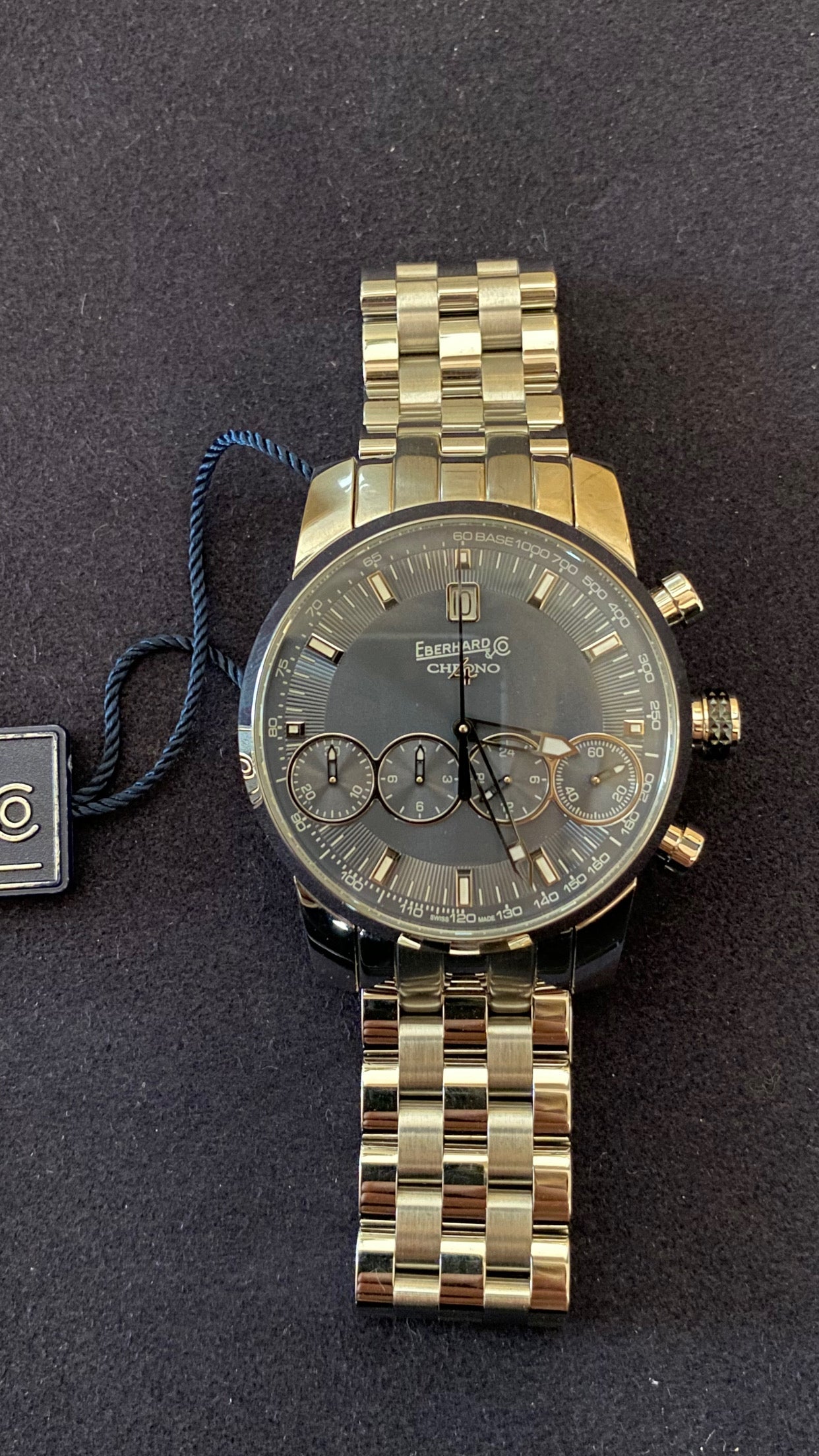 Eberhard Chrono 4 — 4 contatori allineati — IlBotteghino