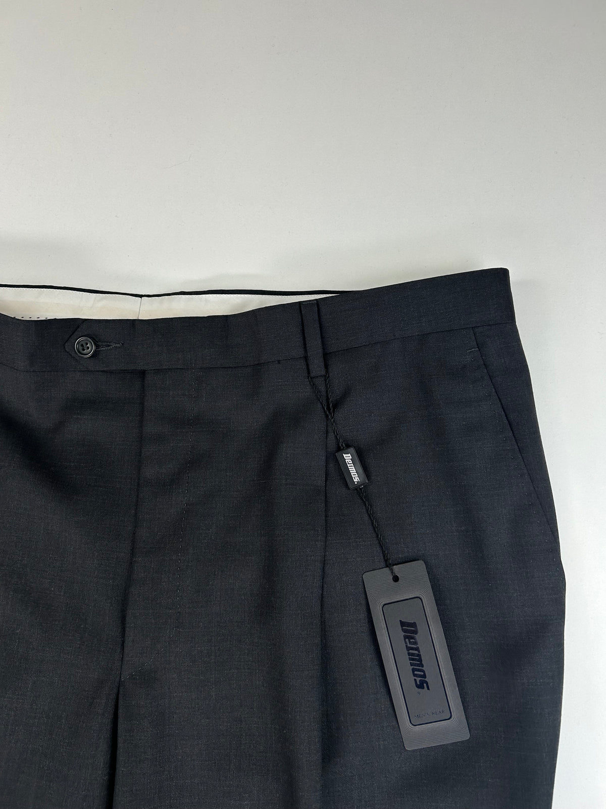 Deimos pantalone grigio scuro — dettaglio tessuto — IlBotteghino