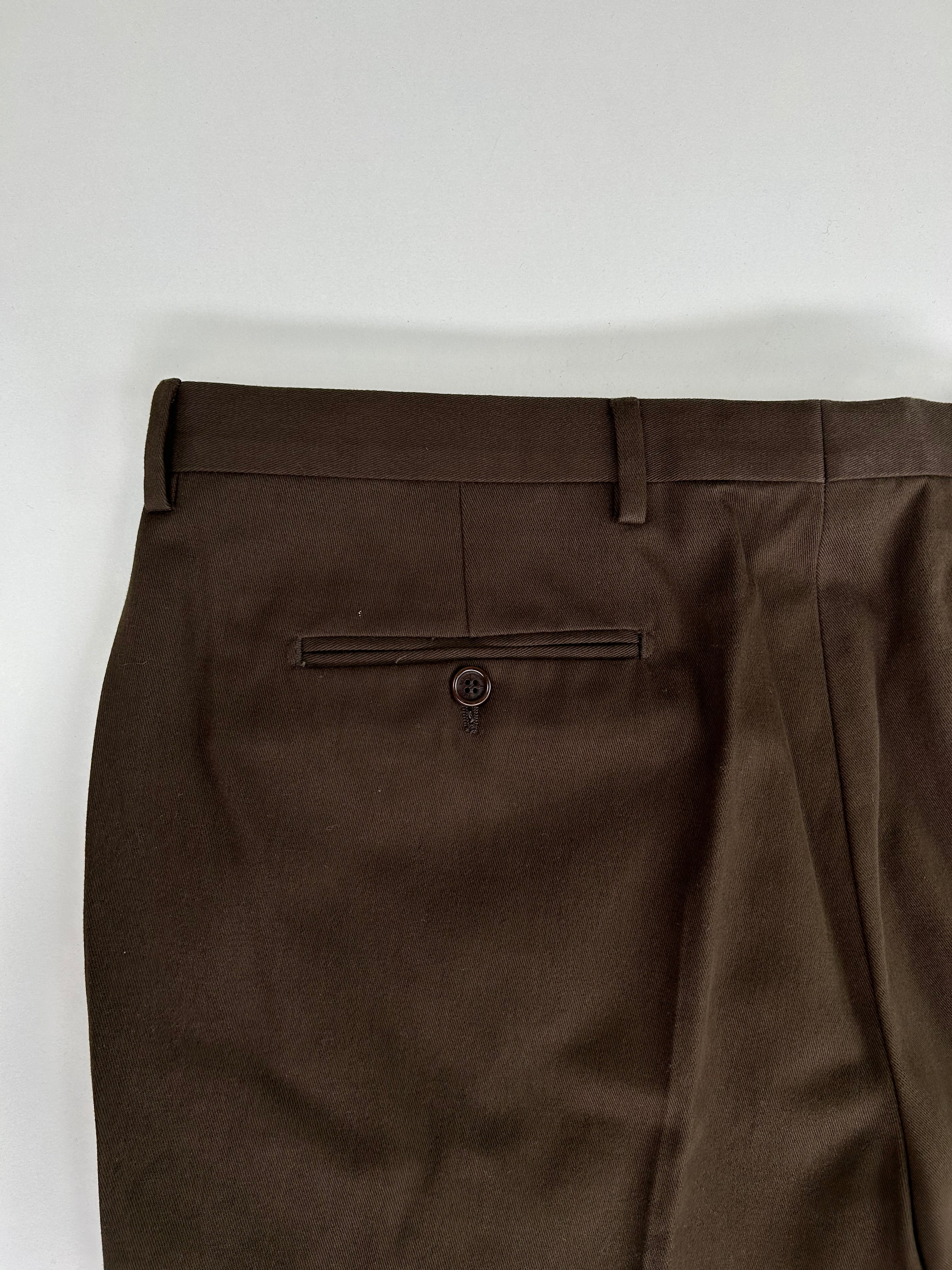 Aquascutum pantalone marrone — nuovo con cartellino — IlBotteghino