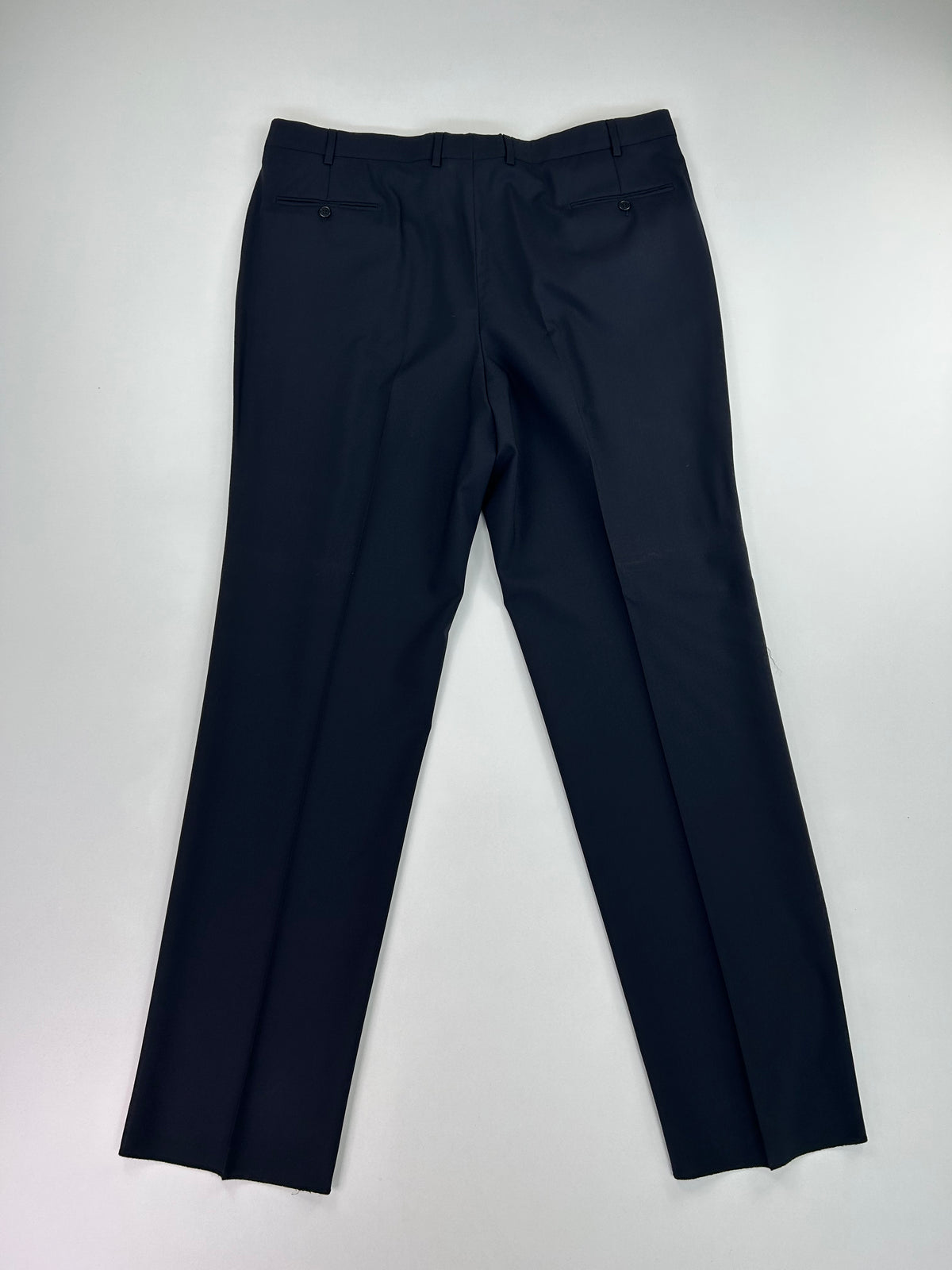 Berry pantalone blu notte — lana merino — IlBotteghino