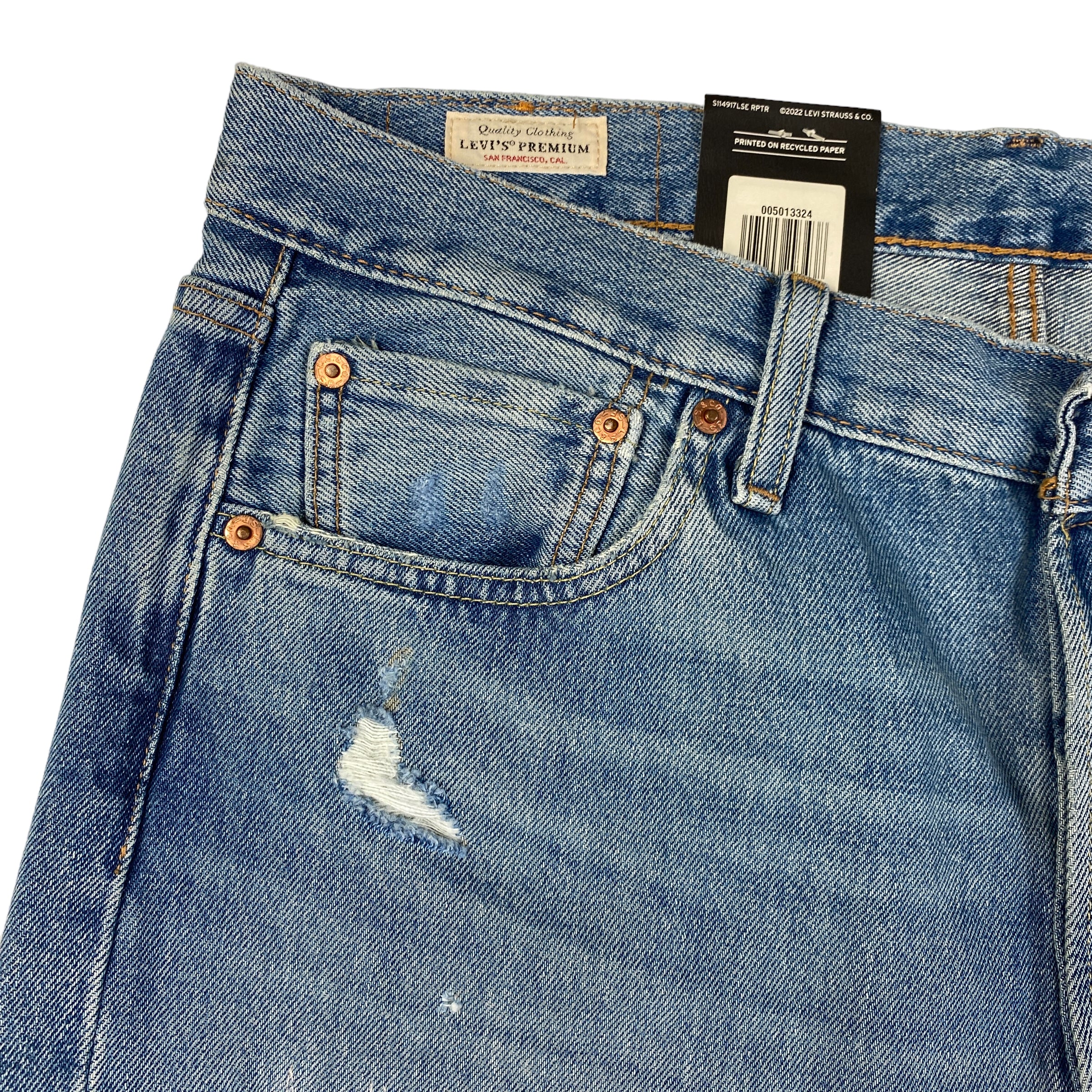Levi's jeans 501 — capo con strappi d'archivio — IlBotteghino