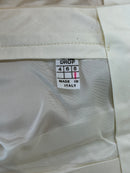 Pantalone Uomo Giorgio Reggiani Panna 100% Lana Vergine Taglia 52 Made in Italy Elegante