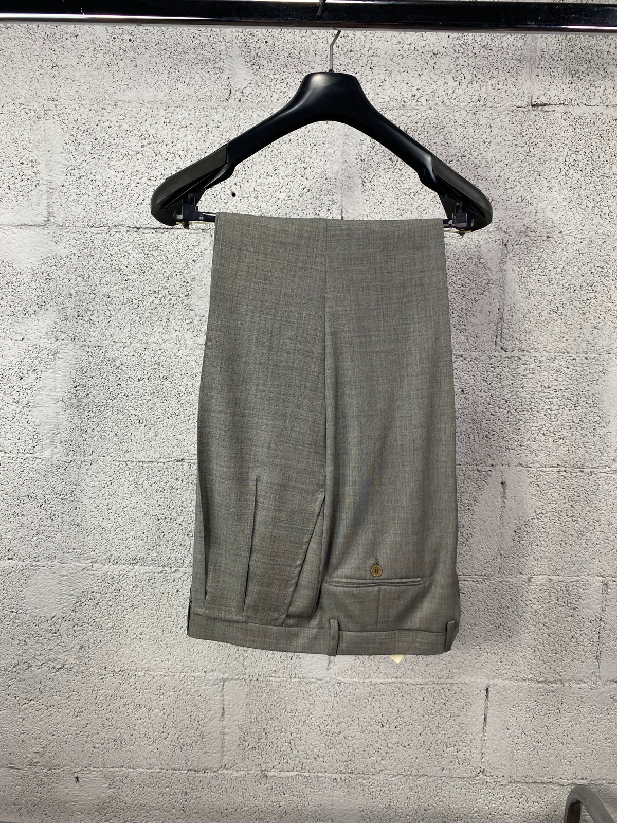 Pantalone Garrett's grigio mélange piegato su gruccia