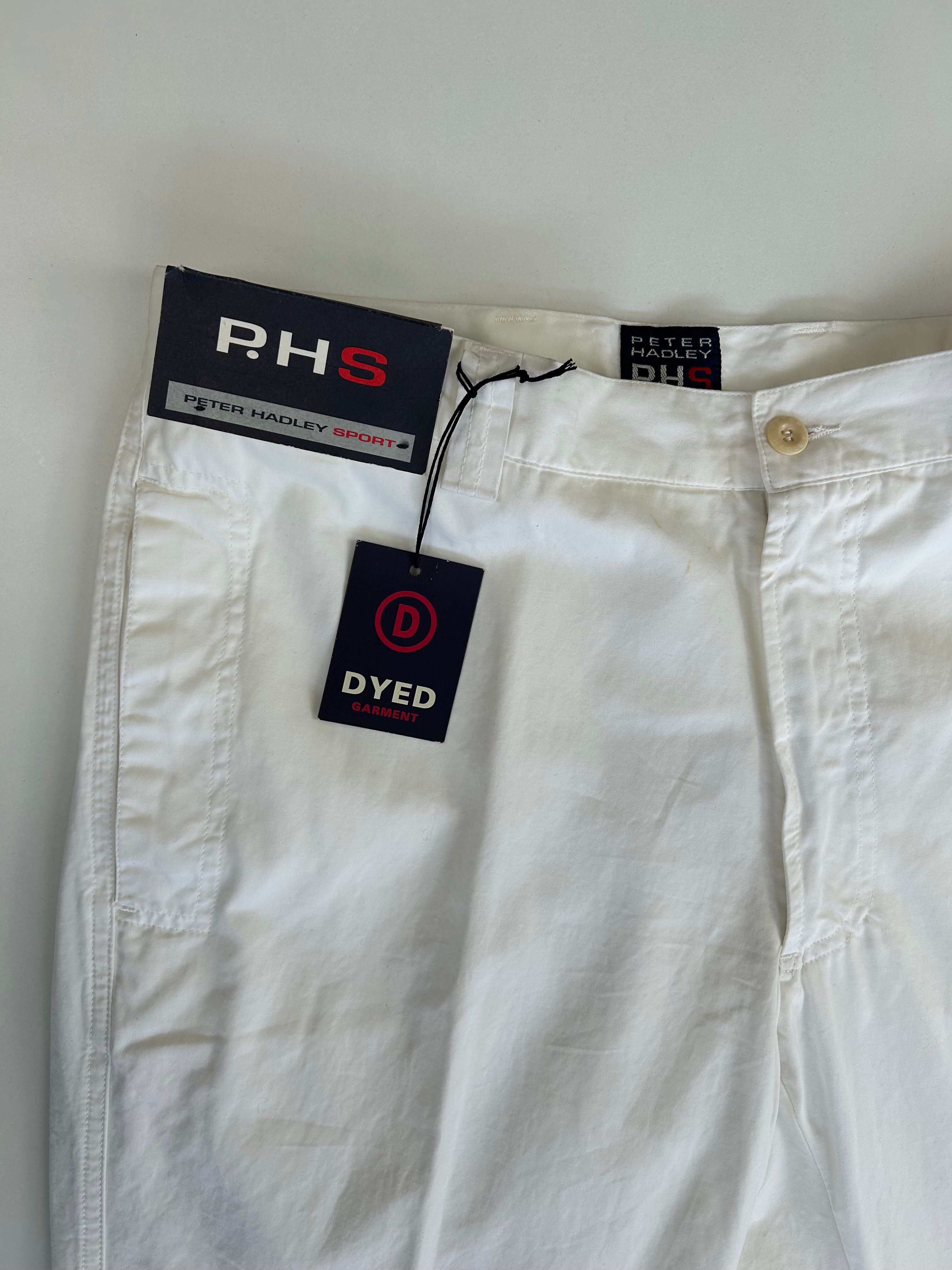 Peter Hadley Sport pantalone bianco — dettaglio tessuto — IlBotteghino