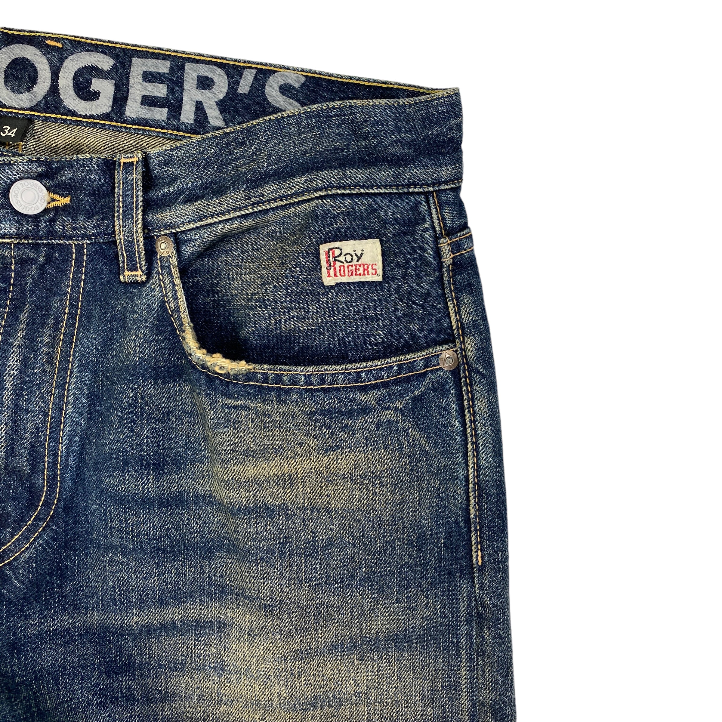 Roy Roger's jeans Cult Wide — archivio moda denim — IlBotteghino
