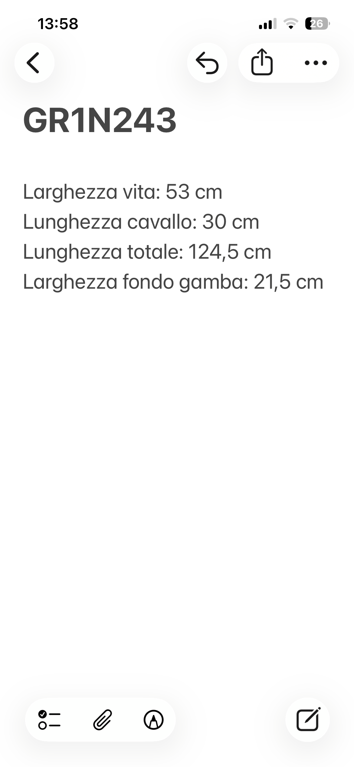 Mabro pantalone antracite — archivio sartoriale — IlBotteghino
