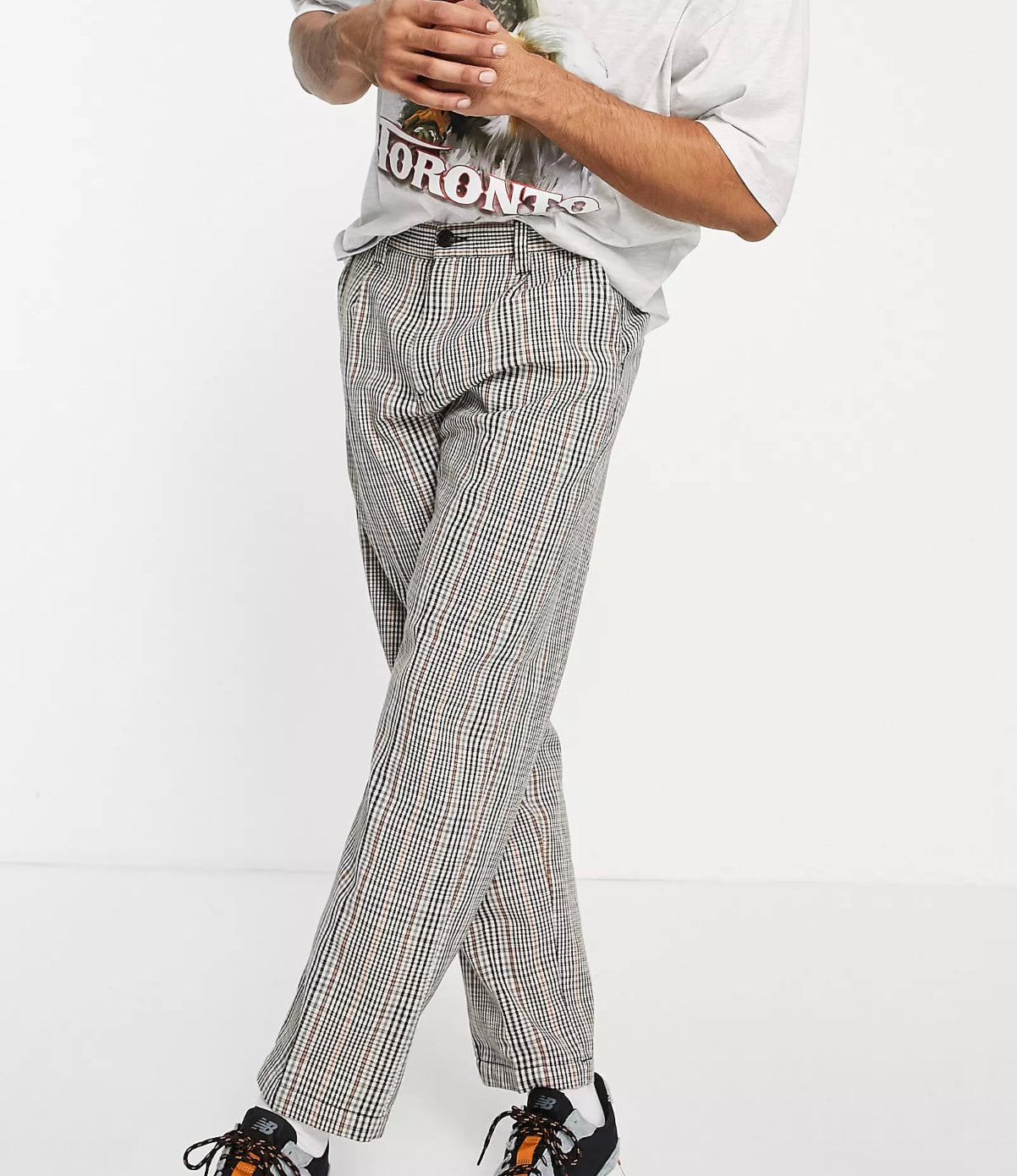 Pantalone Obey Estate Plaid, taglia US 34 — IlBotteghino