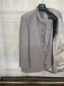 Completo Carlo Pignatelli grigio, pantalone coordinato vista posteriore