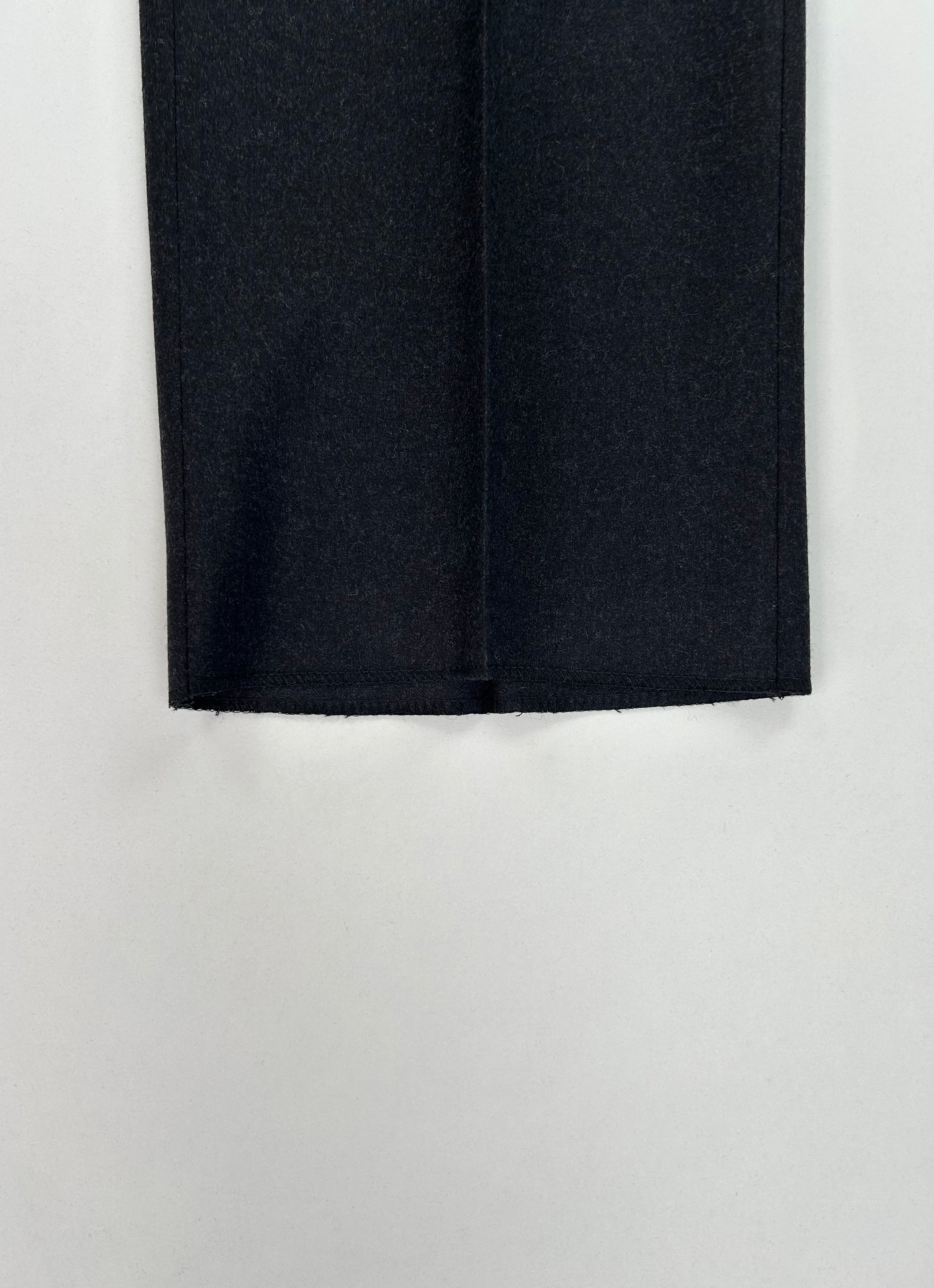 Berry pantalone antracite — vista laterale — IlBotteghino