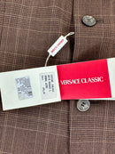 Versace Classic – Completo Uomo Principe di Galles in Lana – Taglia 50 Drop 8
