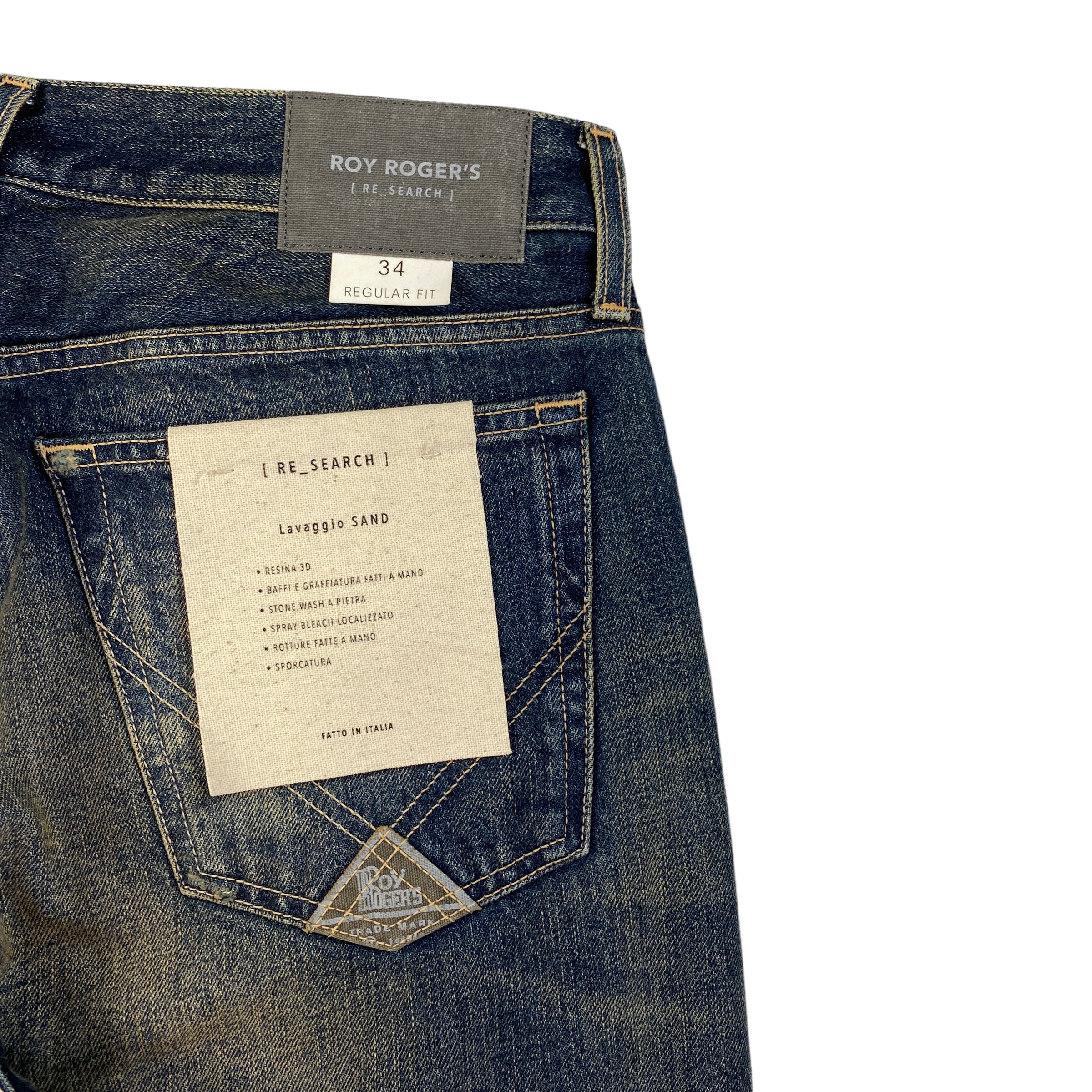 Roy Roger's jeans Cult Wide — pezzo unico d'archivio — IlBotteghino