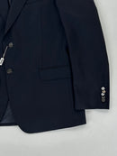 Versace Collection – Giacca 56R in lana e cashmere blu navy