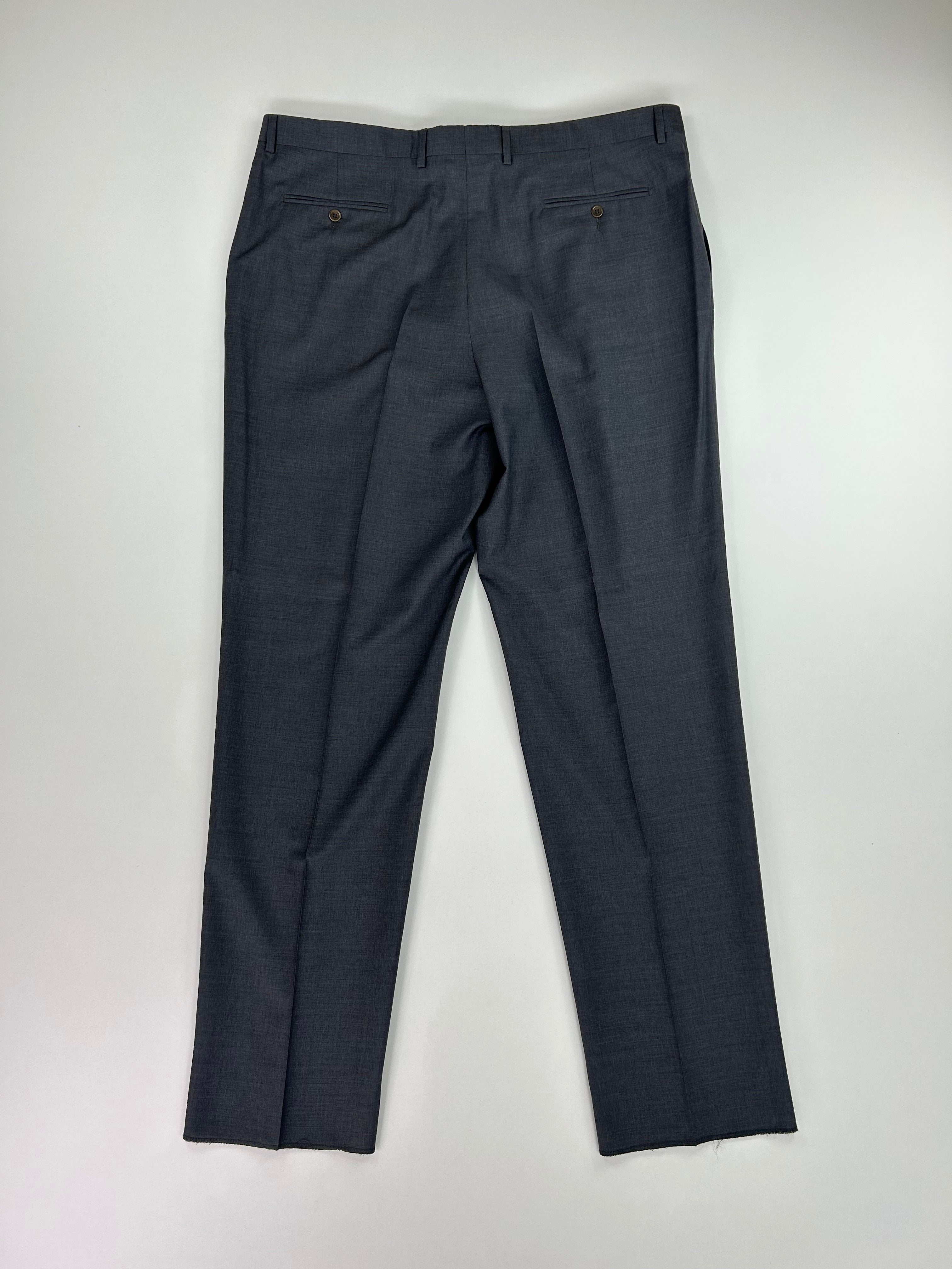 Deimos pantalone sartoriale grigio-blu, vista posteriore
