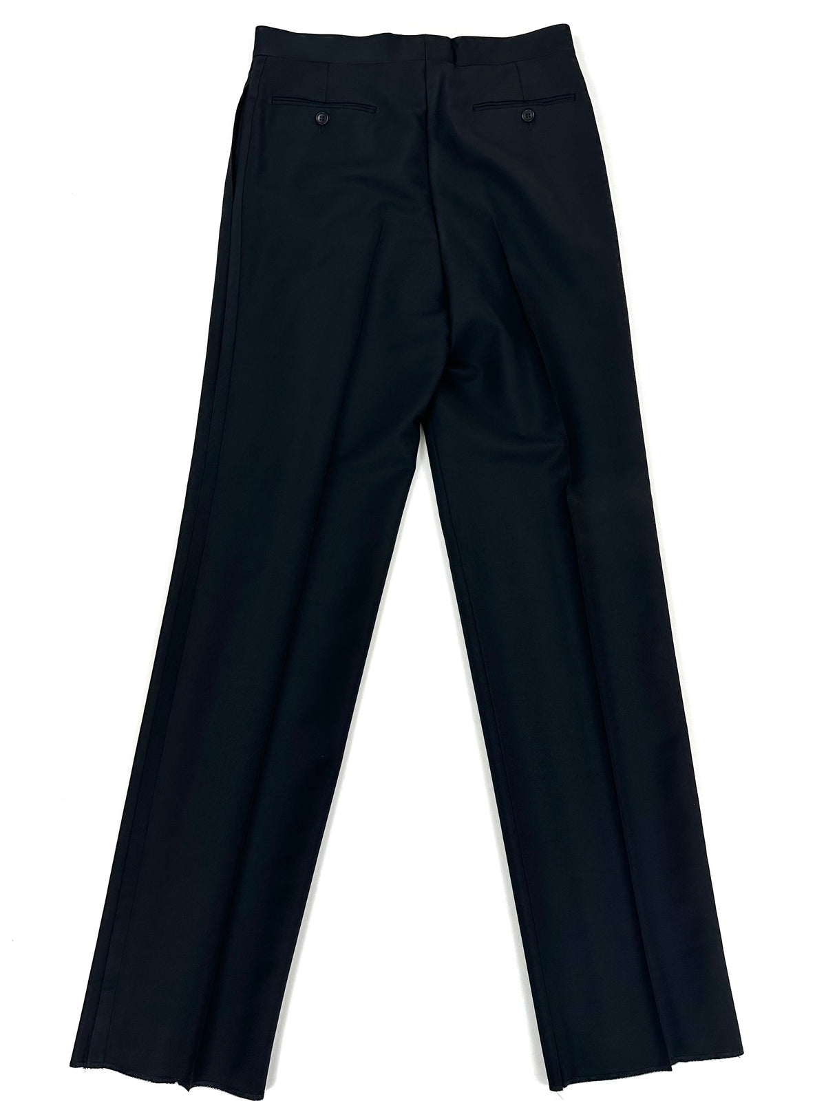 Pantalone smoking Calabró nero, vista frontale