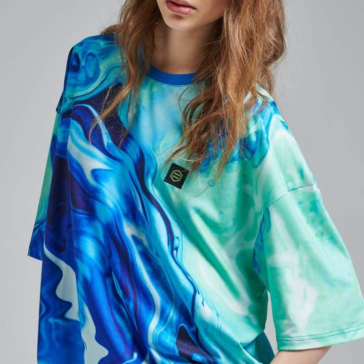 Dolly Noire t-shirt Blaster blu — archivio moda streetwear — IlBotteghino