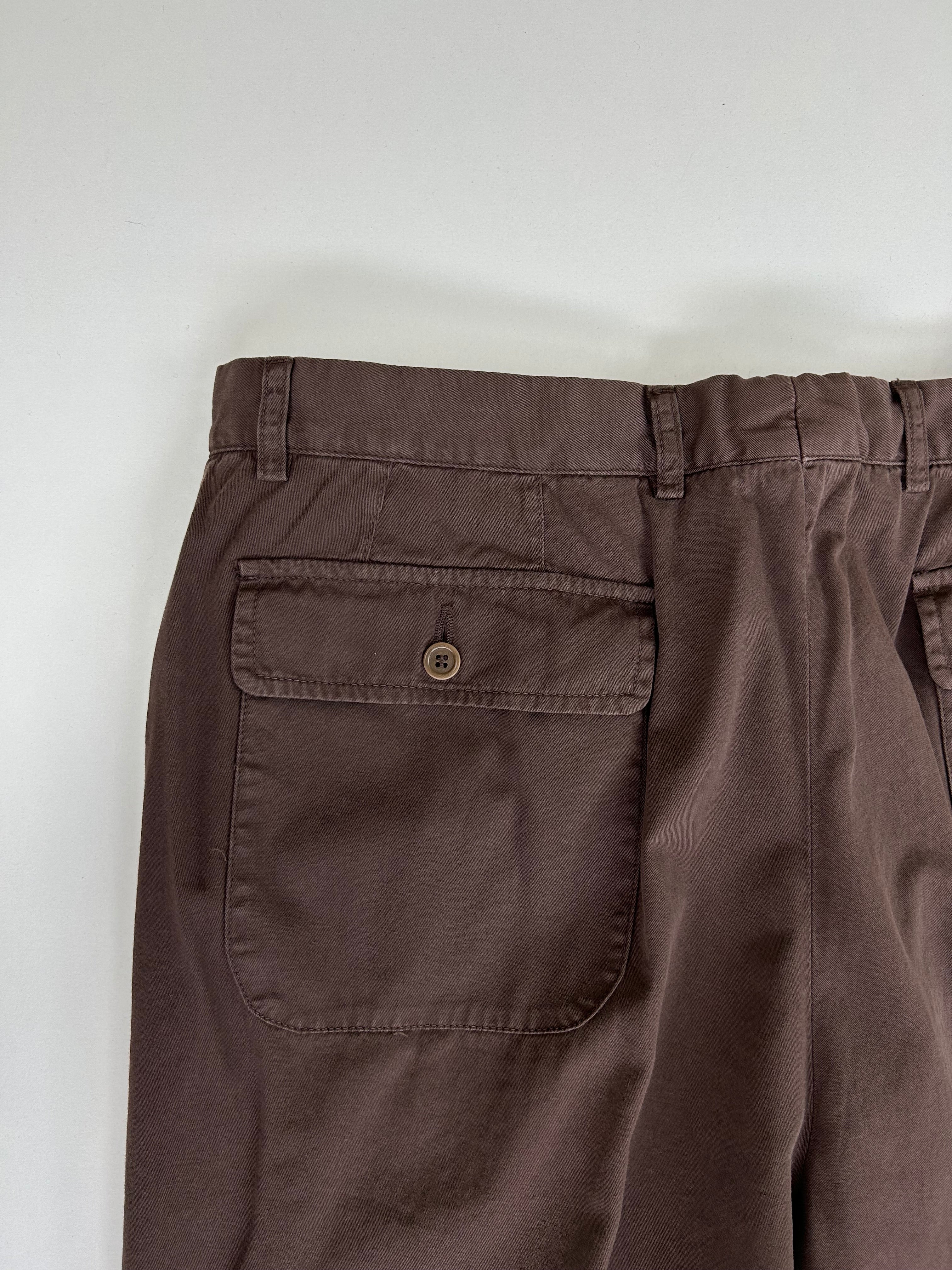 Deimos pantalone marrone — vista laterale — IlBotteghino