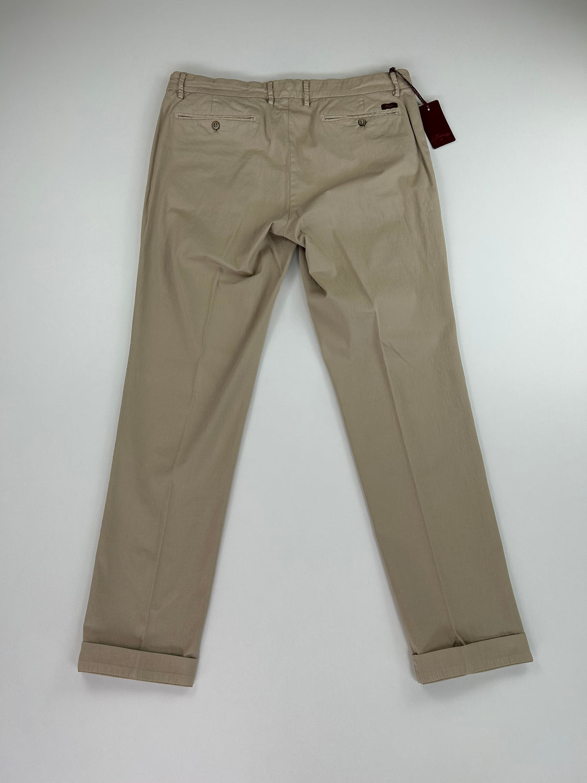 Powell pantalone beige — dettaglio tessuto — IlBotteghino