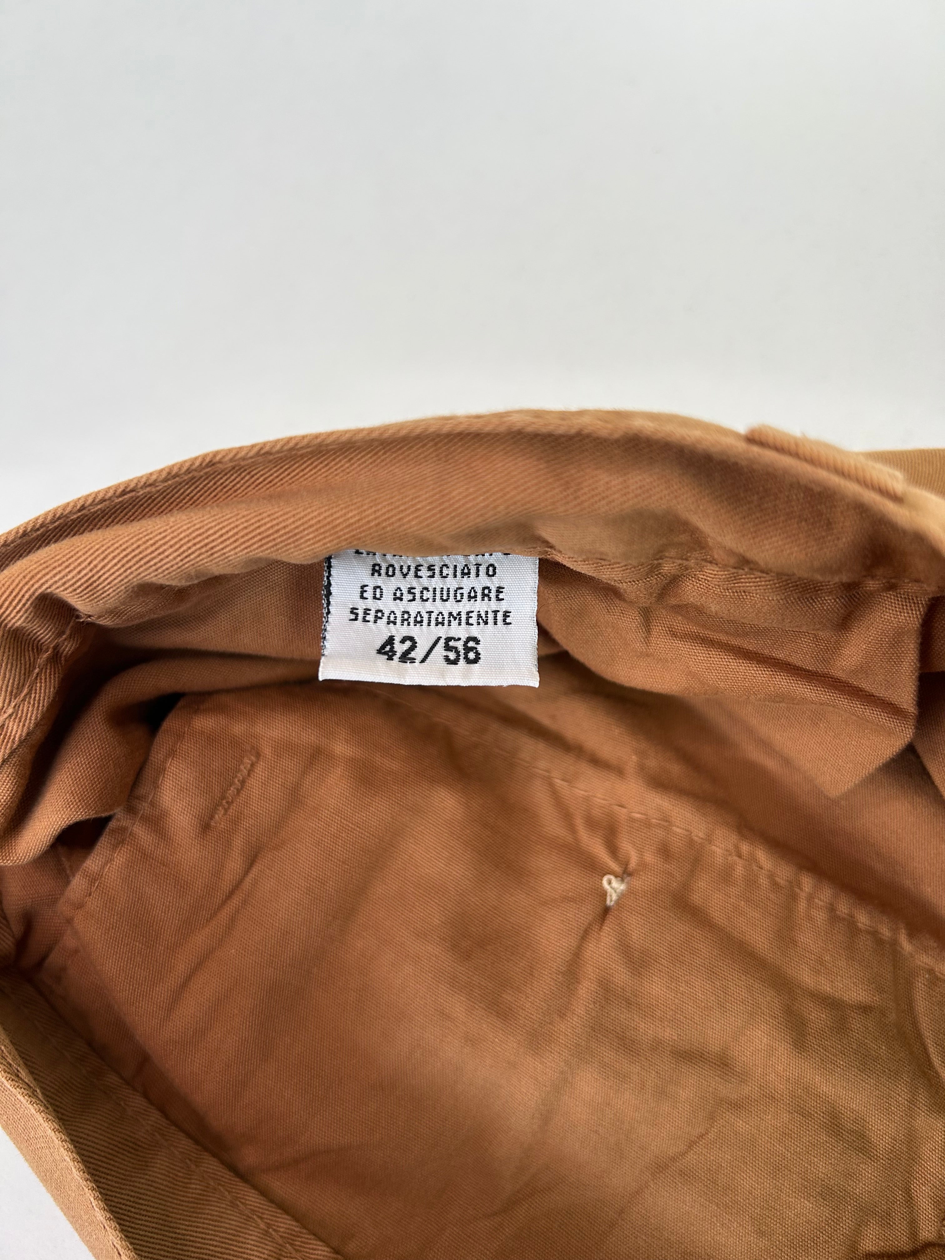 Federico Osti pantalone terra — dettaglio tasca — IlBotteghino