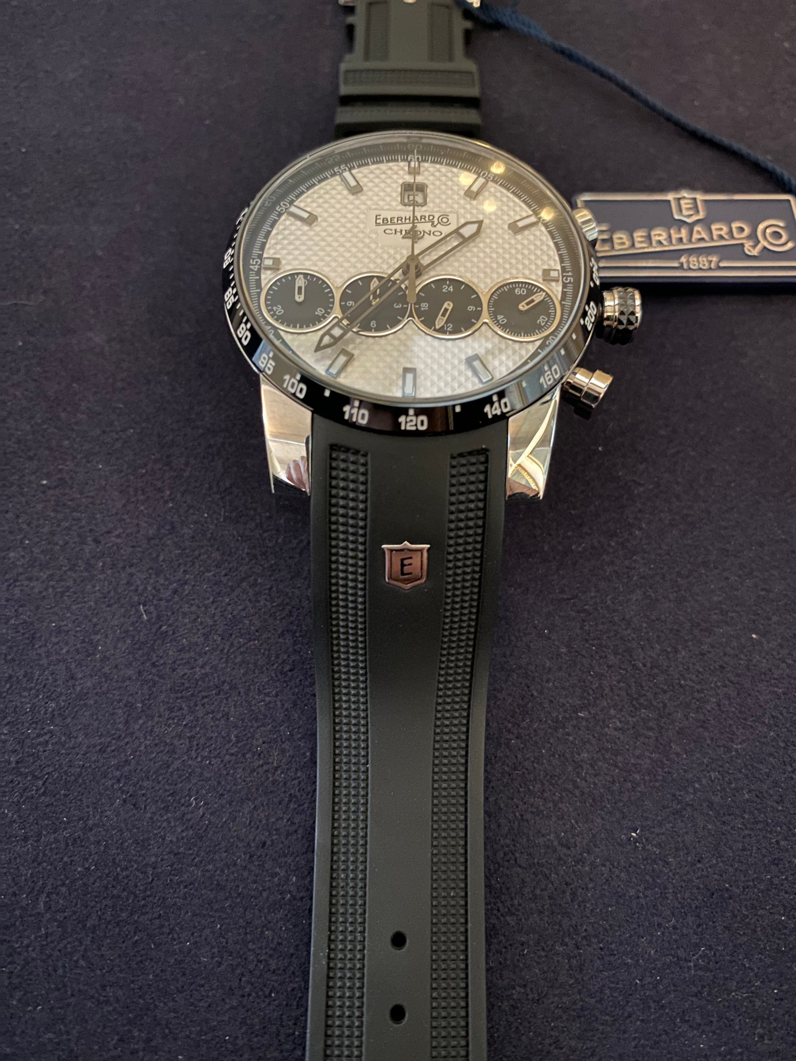 Eberhard Chrono 4 — vista laterale — IlBotteghino