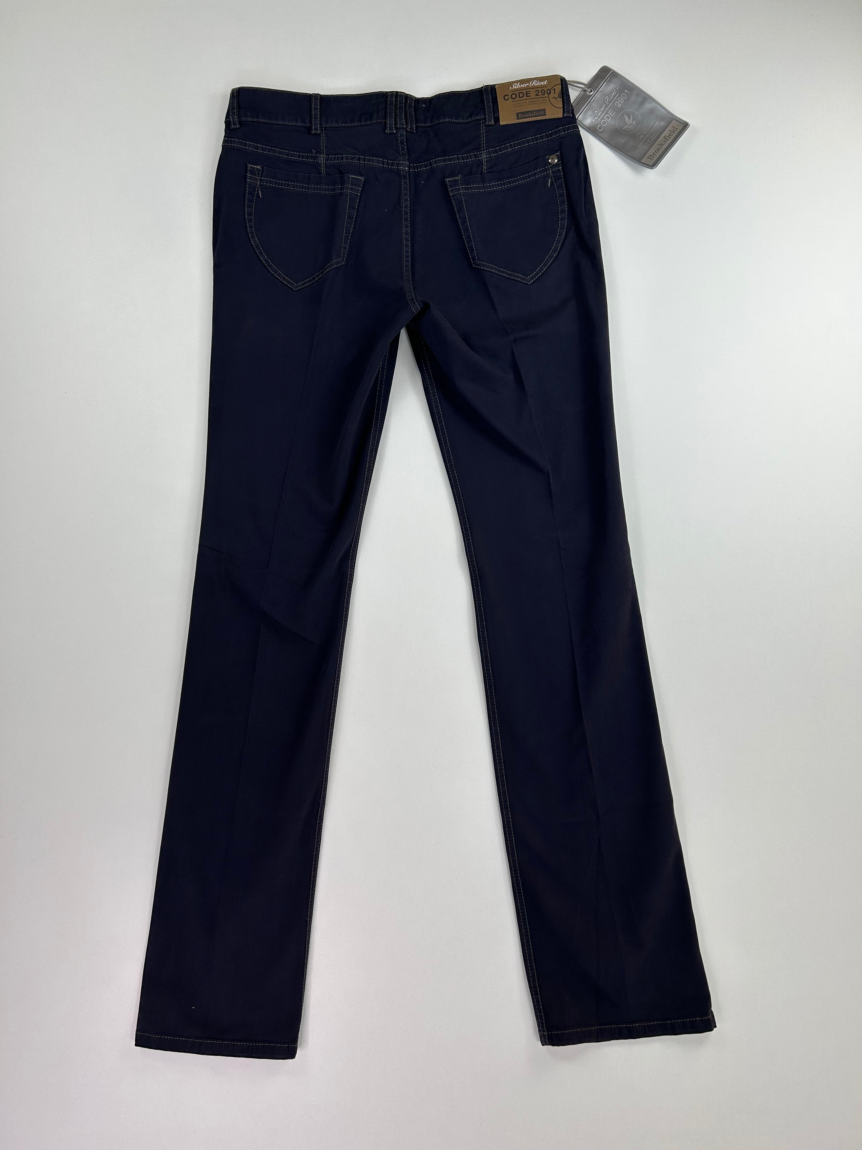 Brooksfield pantalone — blu — IlBotteghino