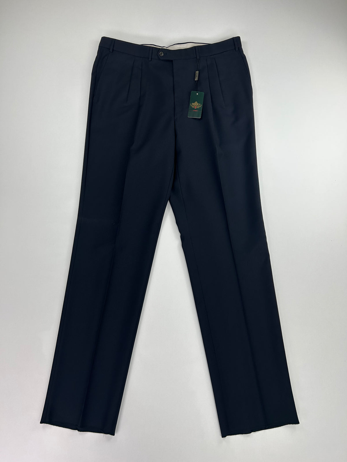 Pantalone sartoriale Berry nero lana merinos, taglia IT 58 (3) — IlBotteghino