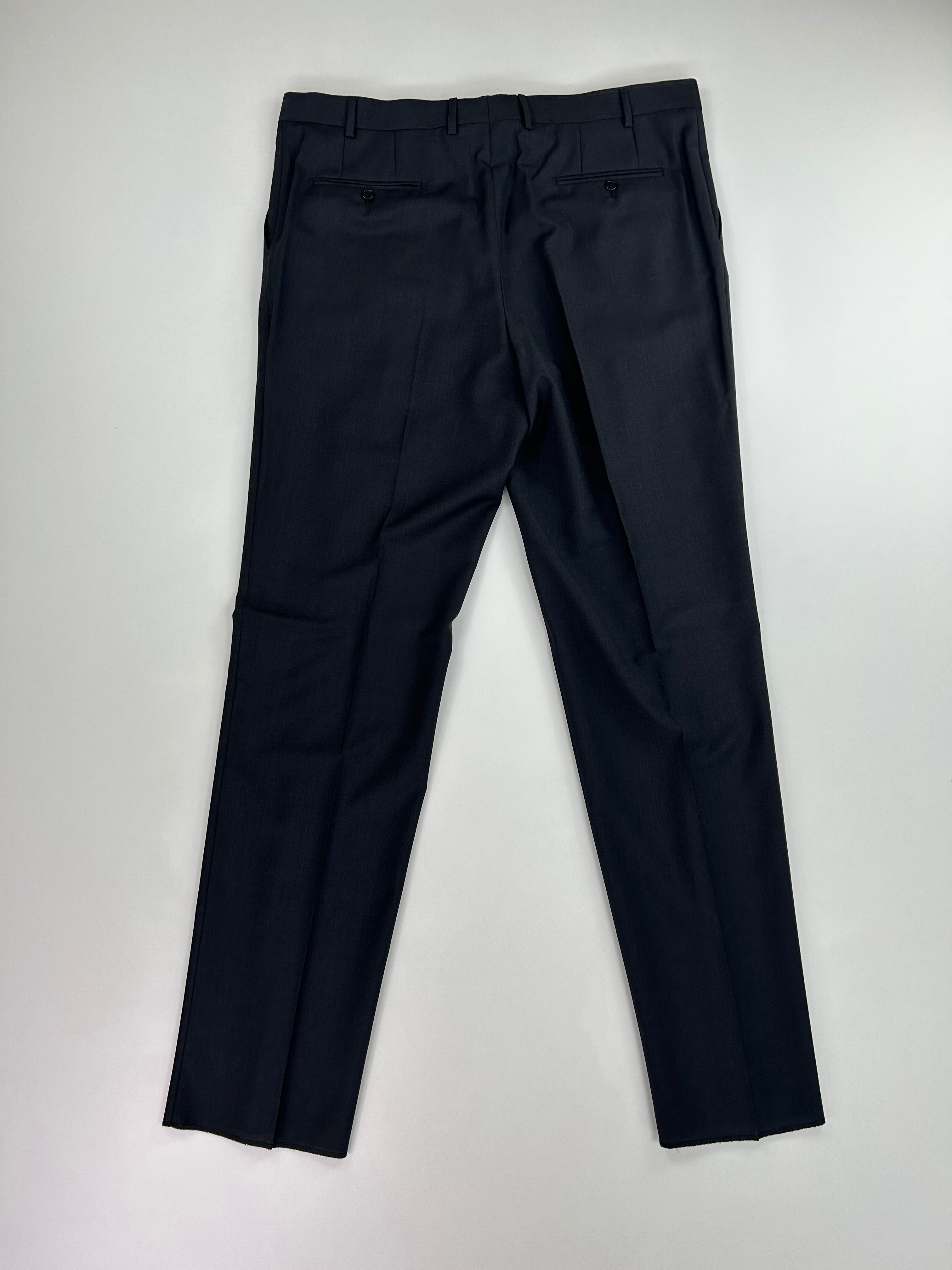 Mabro pantalone antracite — lana Tasmania — IlBotteghino
