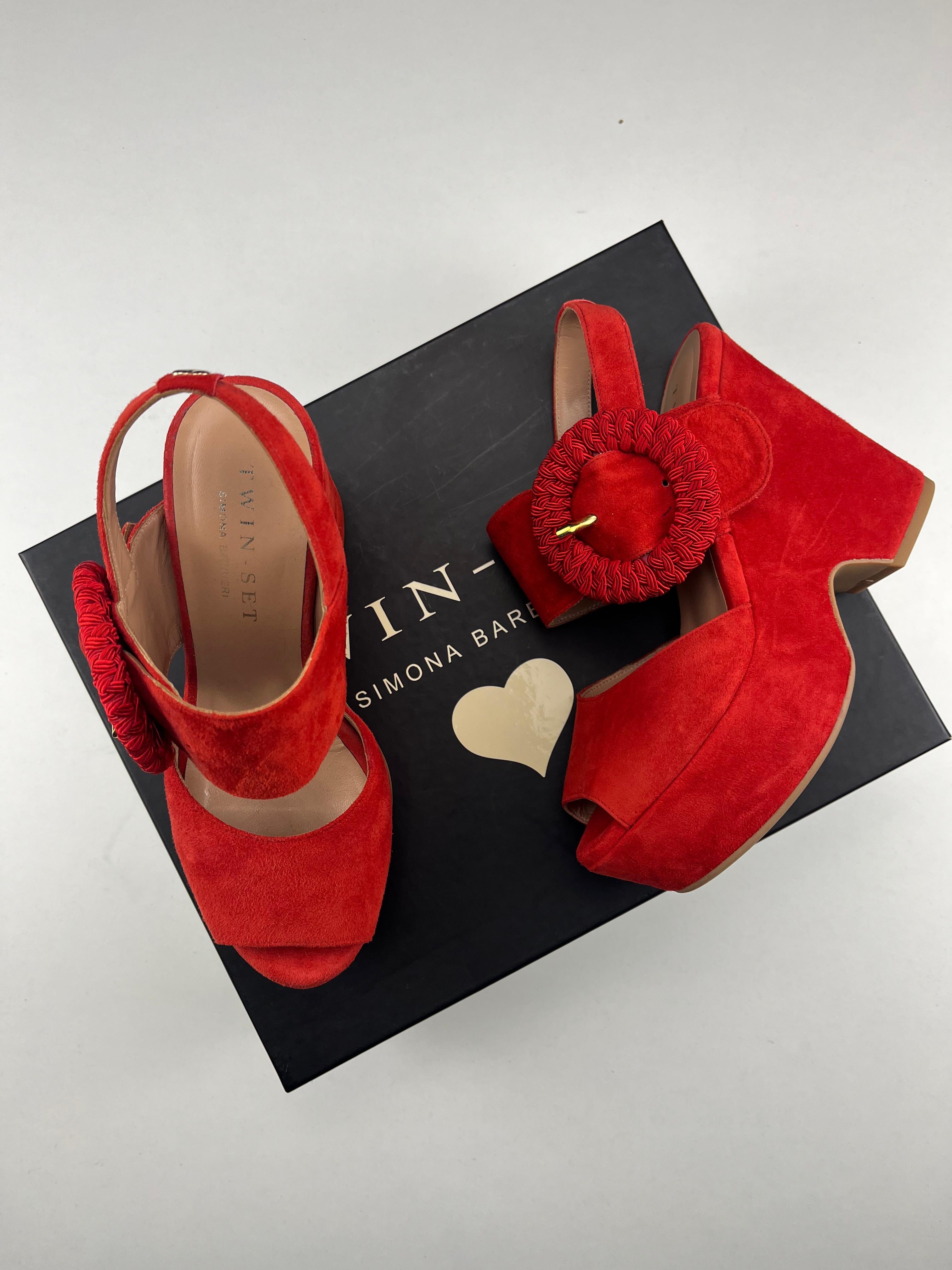 Twin Set scarpa con zeppa — Made in Italy — IlBotteghino
