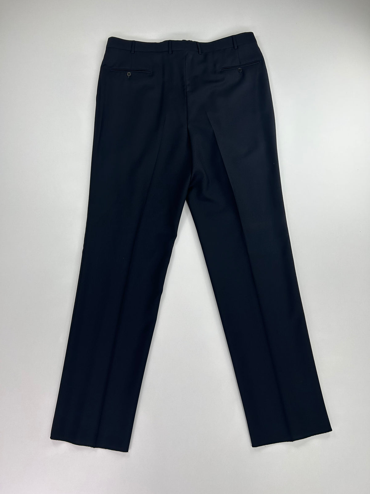 Berry pantalone nero — lana merinos — IlBotteghino