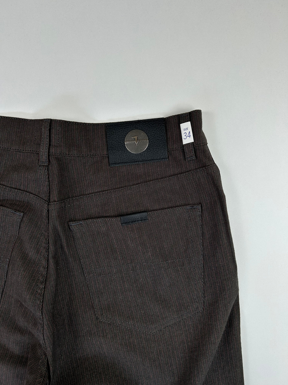 Trussardi Jeans pantalone trama — nuovo con cartellino — IlBotteghino