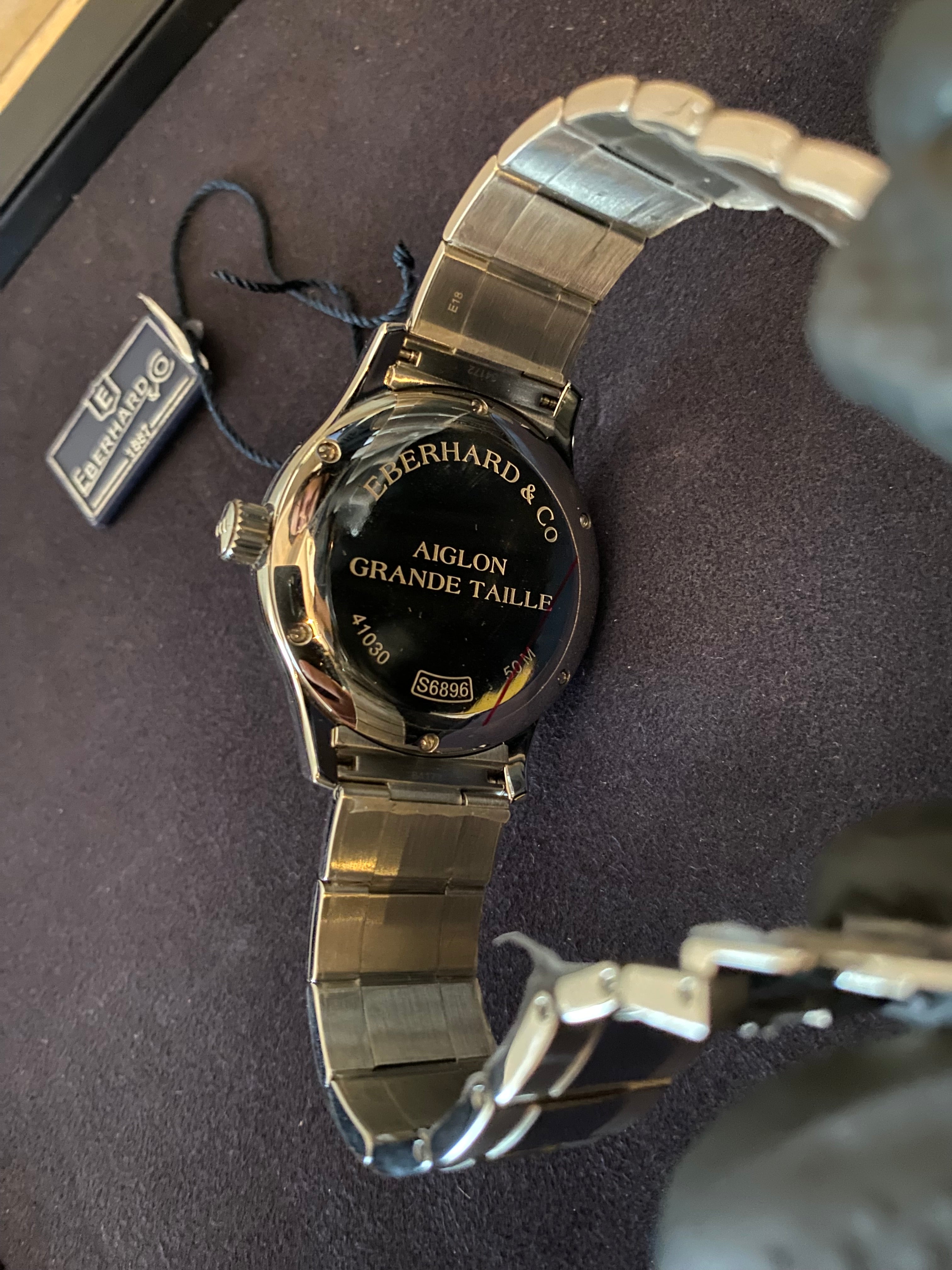 Eberhard Aiglon — bracciale in acciaio — IlBotteghino