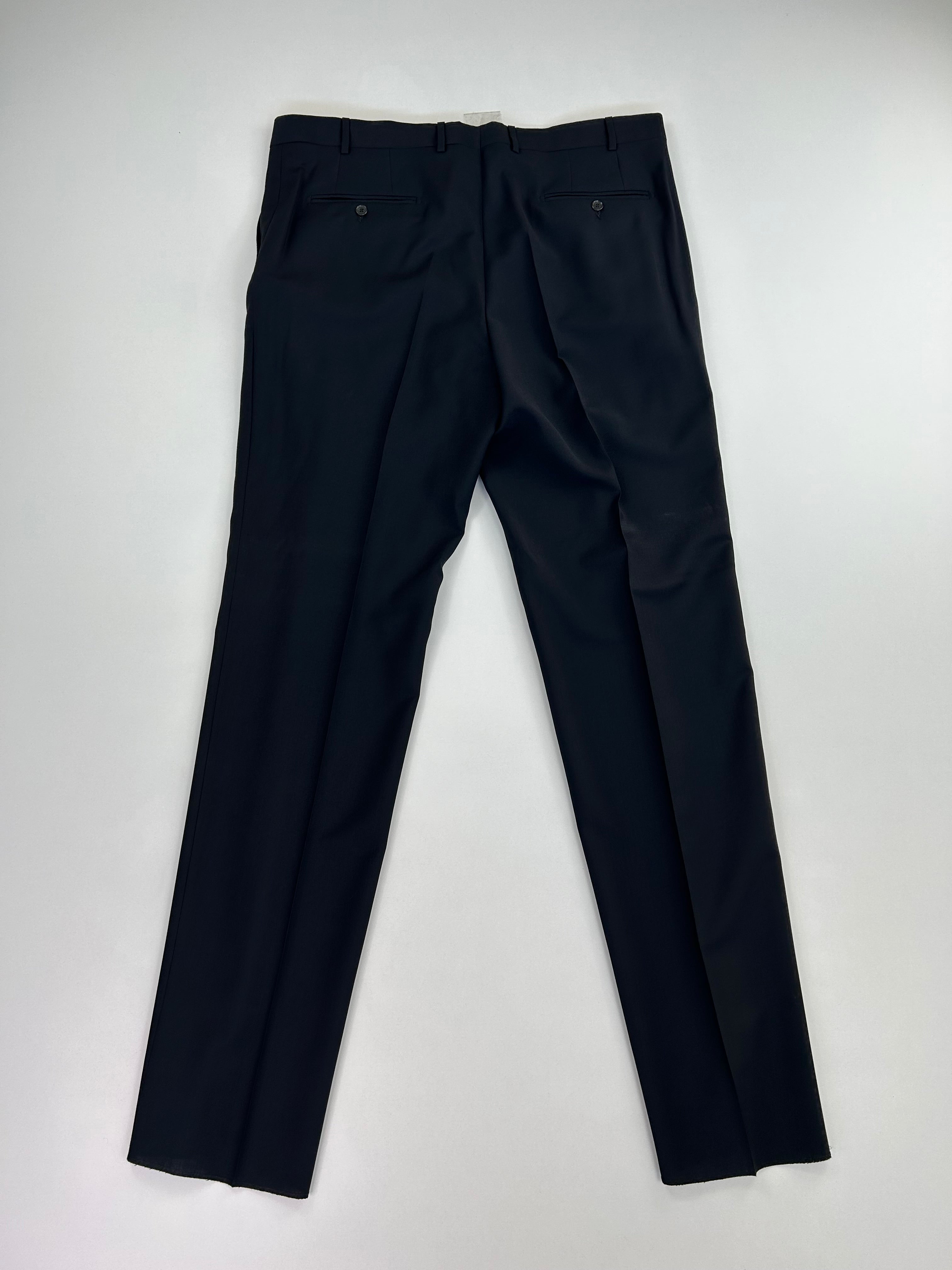 Berry pantalone nero — lana Tasmania — IlBotteghino