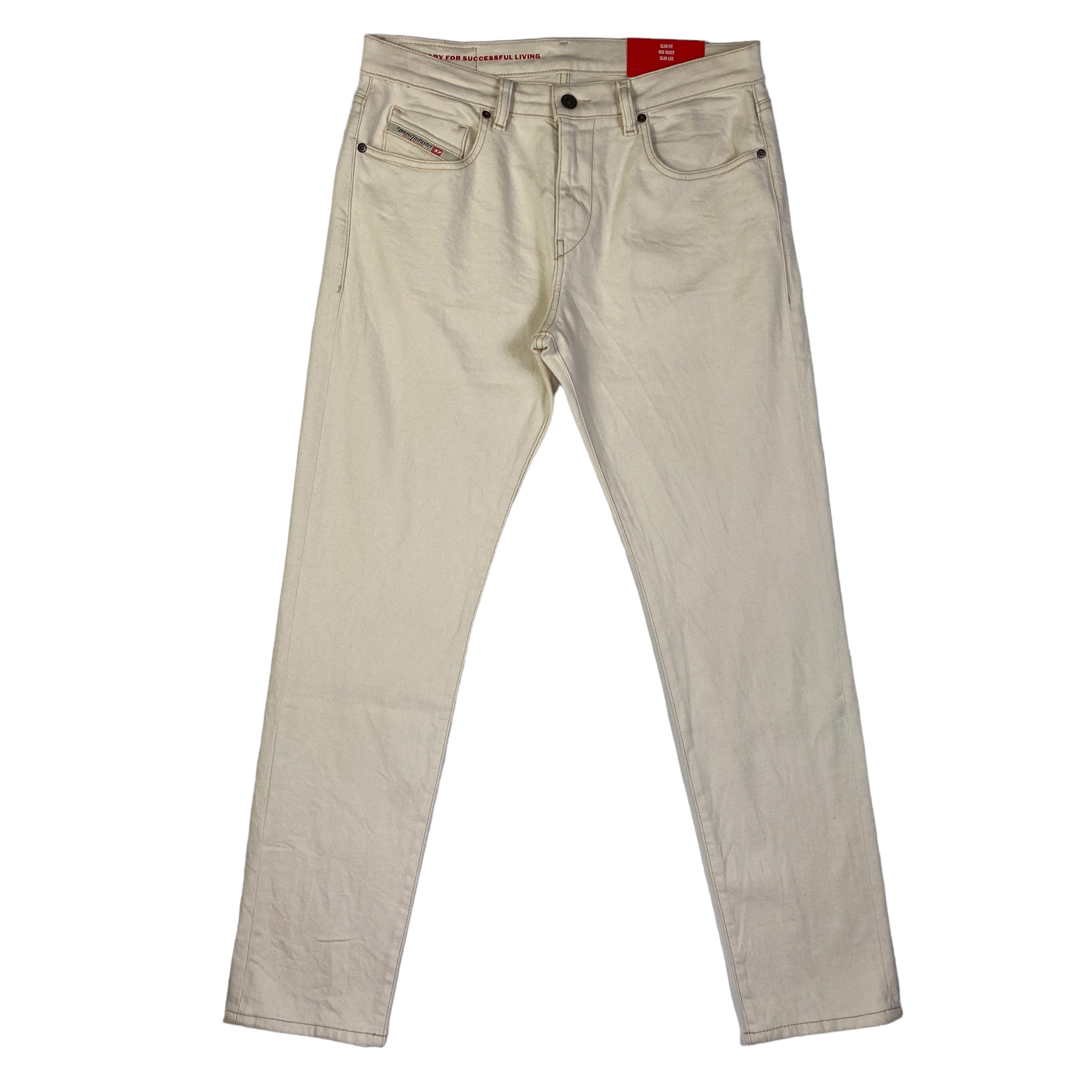 Jeans Diesel D-Struckt bianco panna, taglie US 33-36 — IlBotteghino