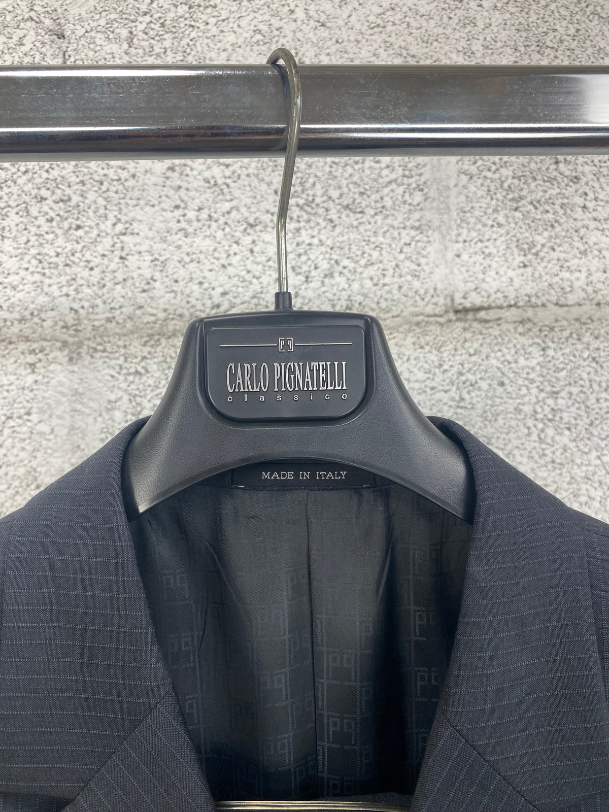 Carlo Pignatelli Italian Wool Suit — Made in Italy — IlBotteghino