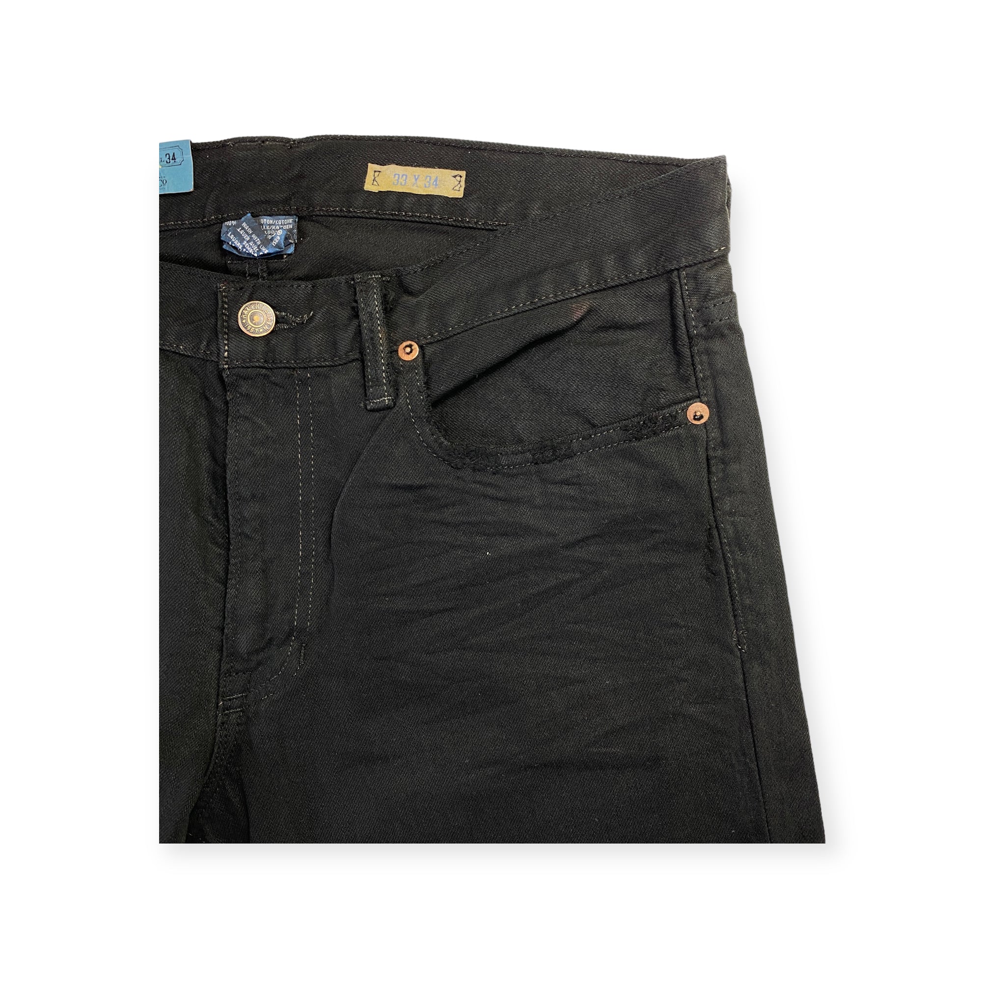 Jeans Polo Ralph Lauren nero slim 381 - Tg. W33 L34